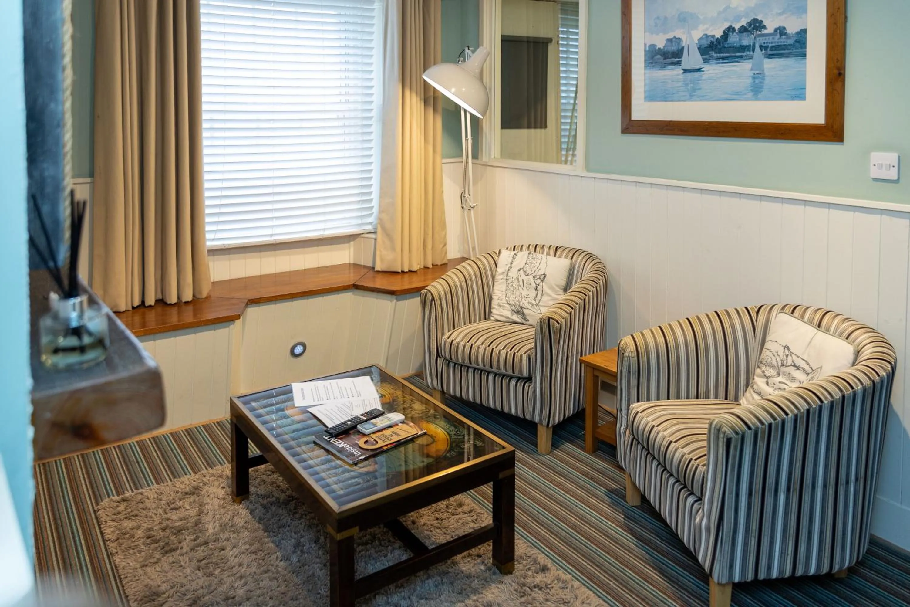 Seating area in The Clarendon Hotel