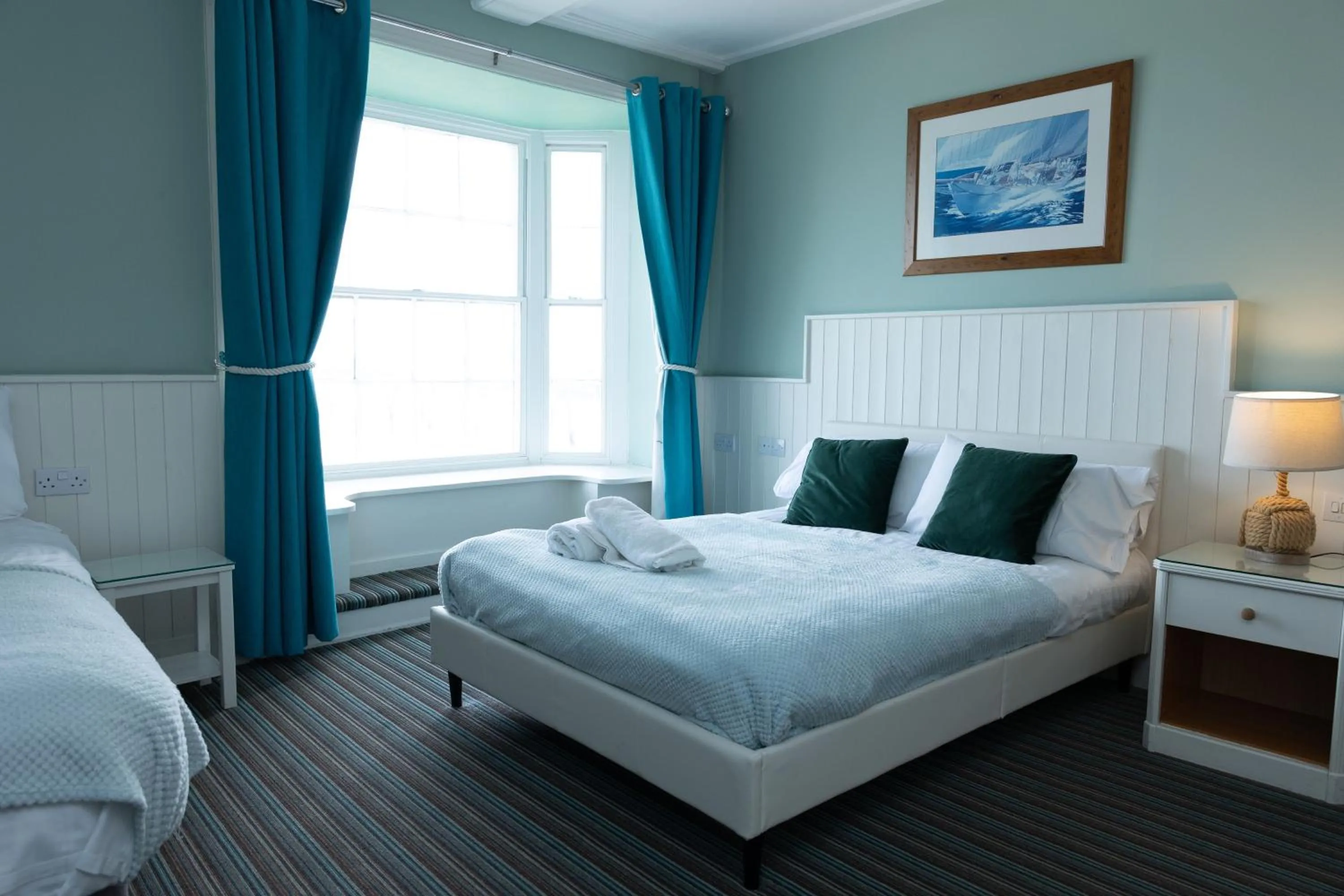 Beach, Bed in The Clarendon Hotel