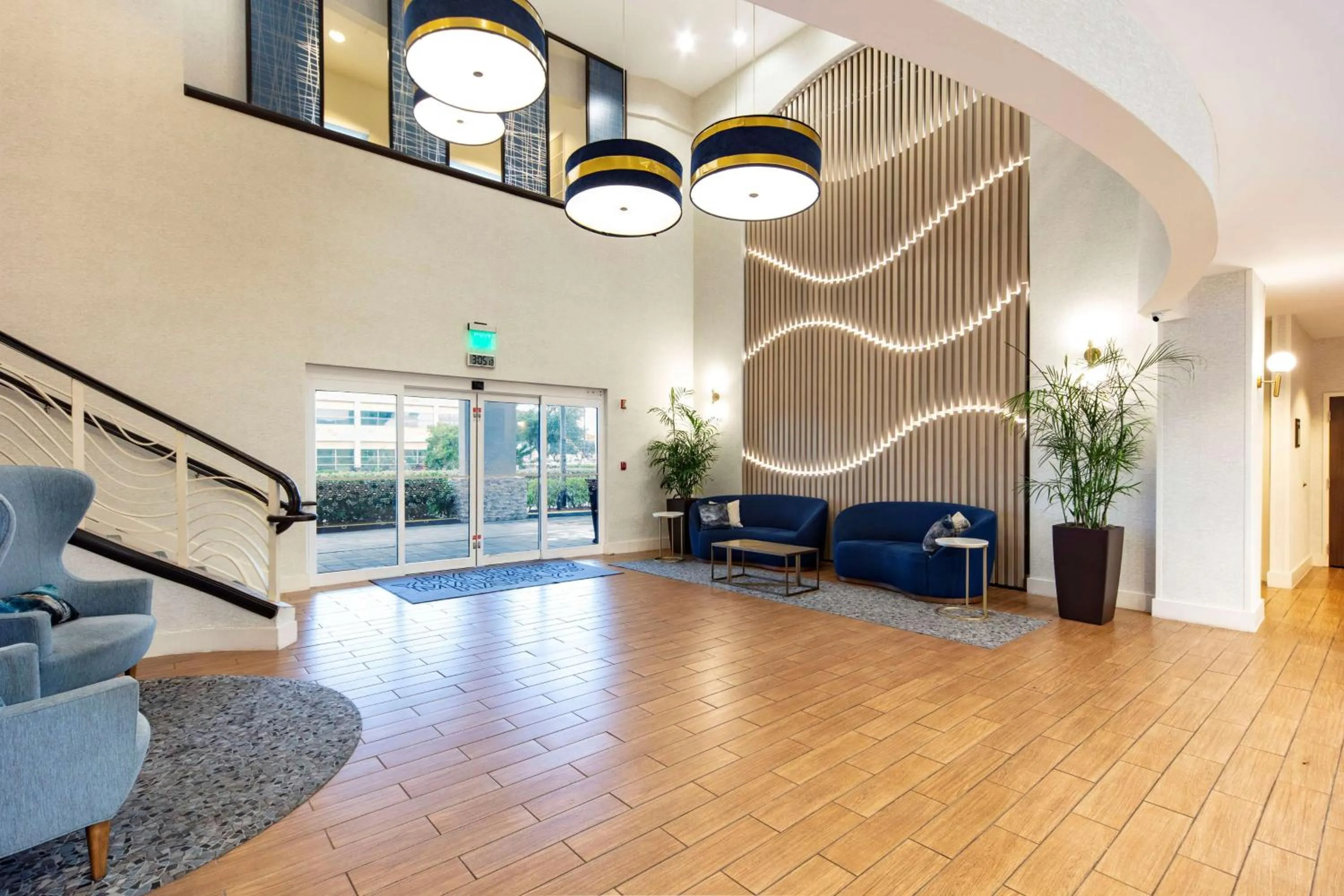 Lobby or reception in Hampton Inn & Suites Miami Airport South/Blue Lagoon