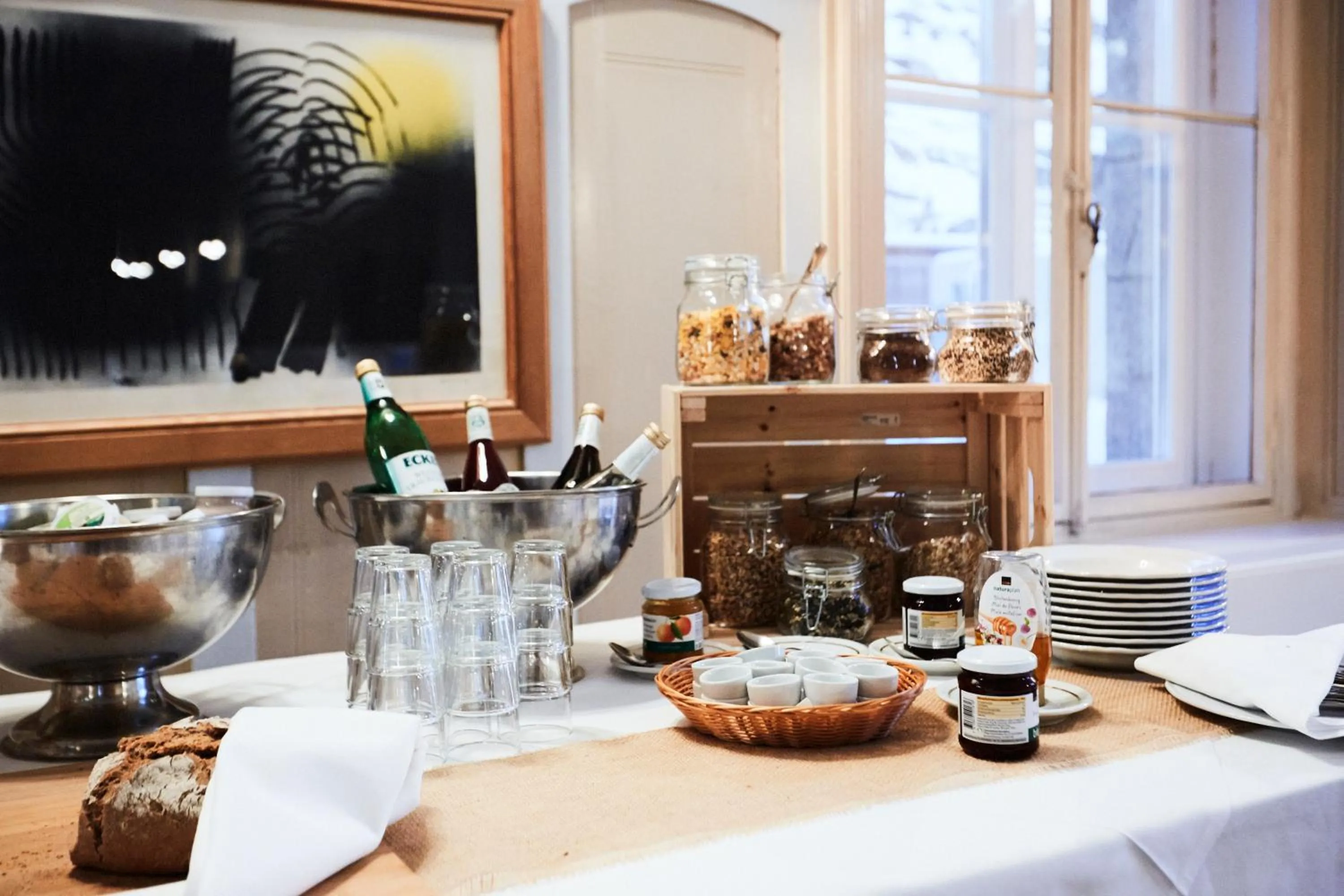 Food and drinks in Maloja Palace Suites CO2-Neutral