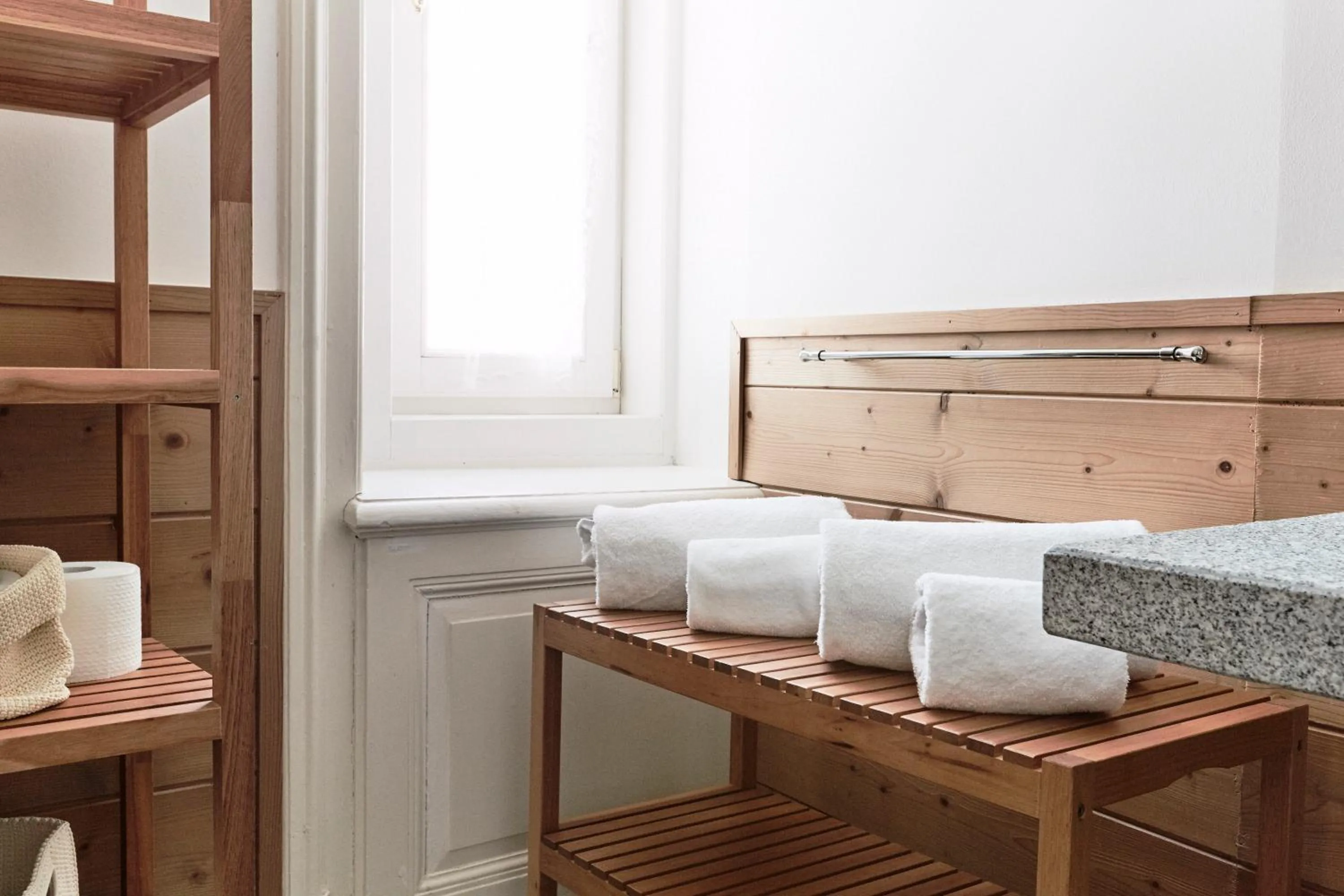 Bed in Maloja Palace Suites CO2-Neutral