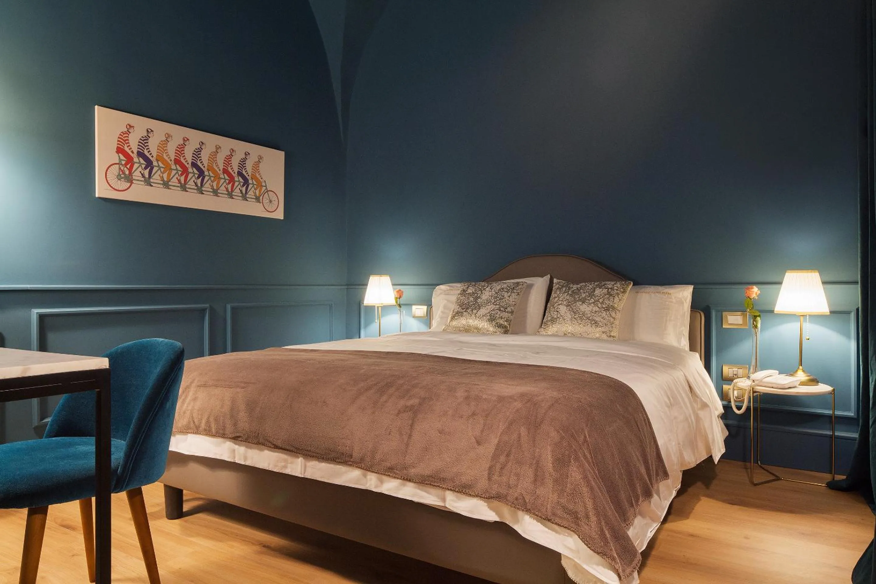 Bedroom, Bed in Quattro Canti Suites