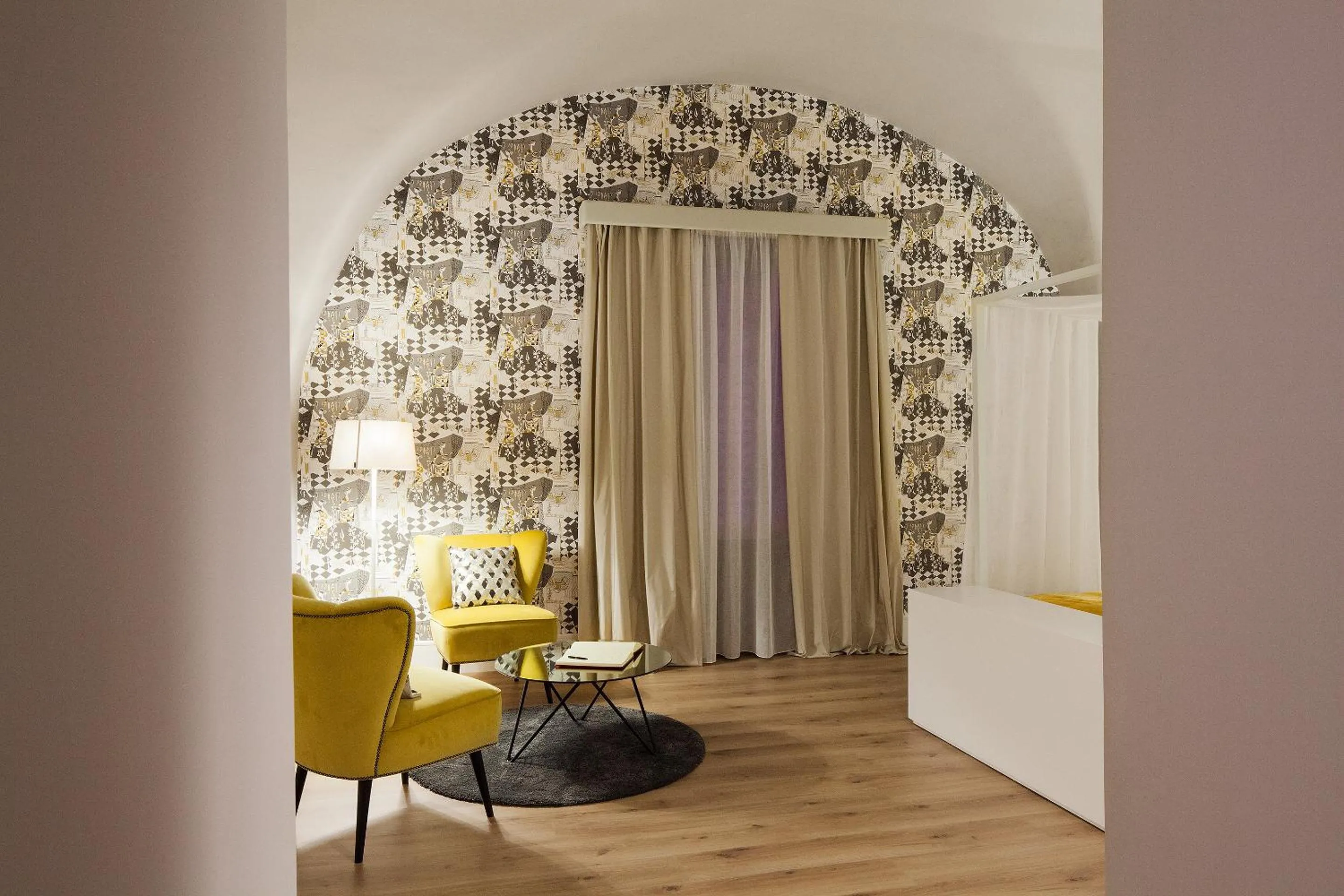 Bedroom in Quattro Canti Suites