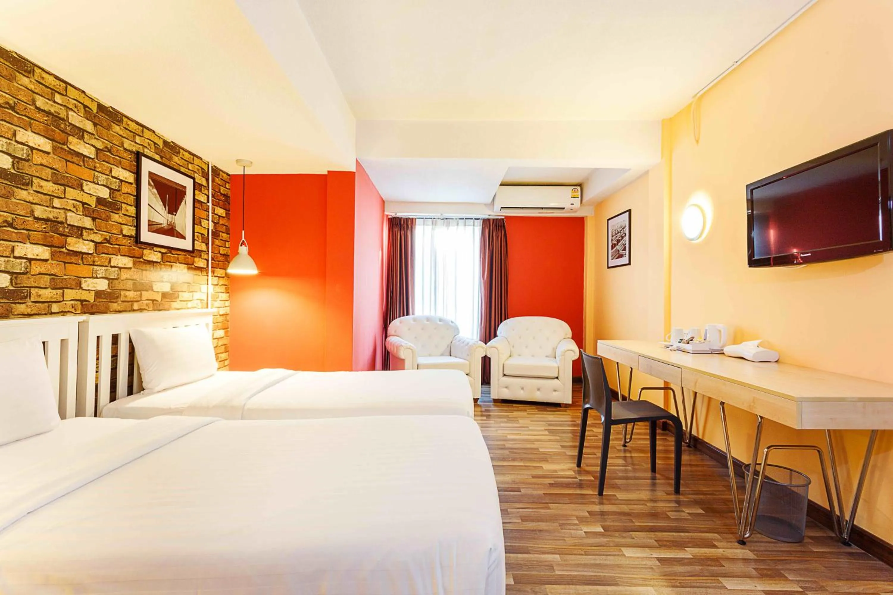 Bedroom, Bed in ibis Styles Chiang Mai