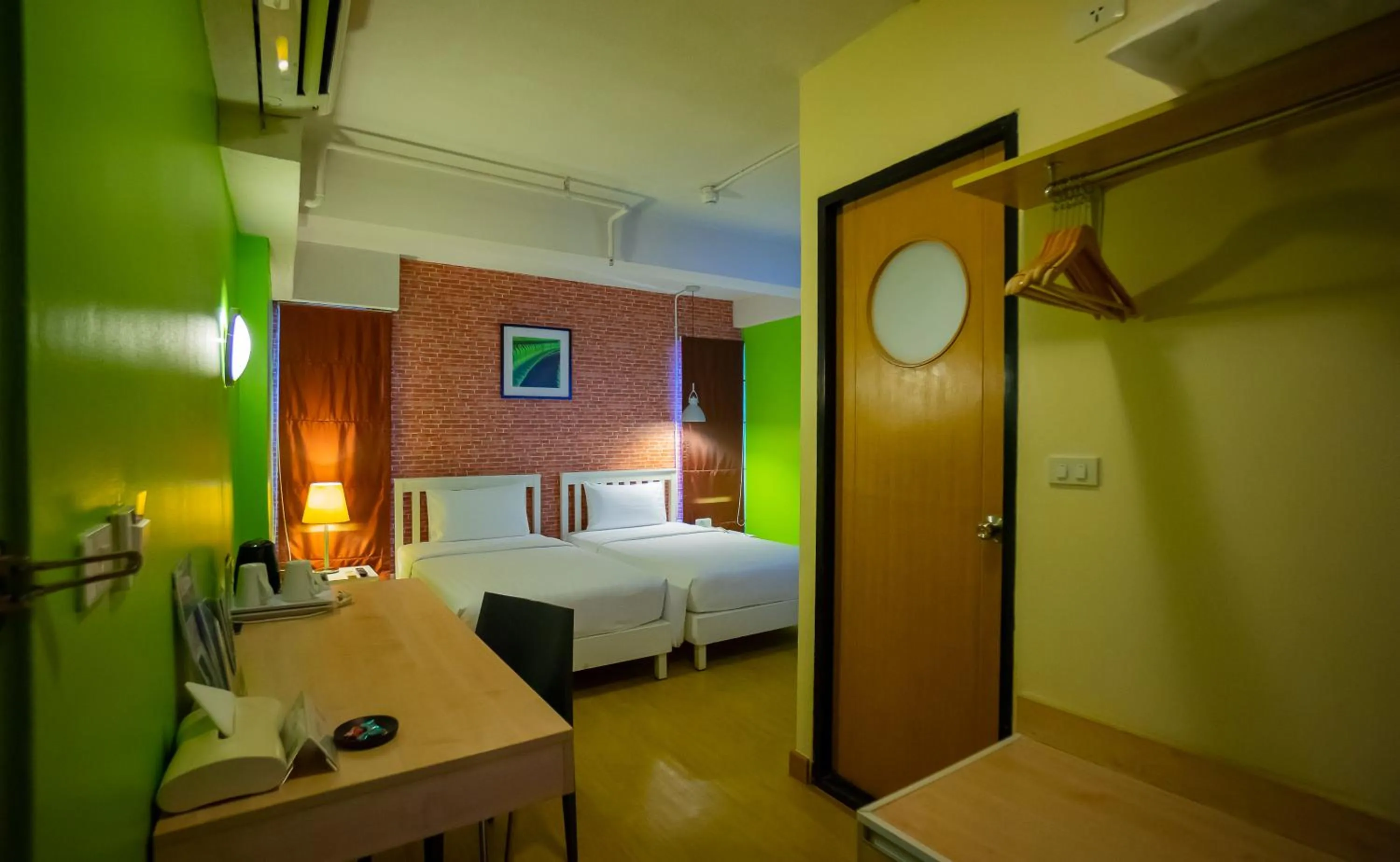 Bedroom, Bed in ibis Styles Chiang Mai