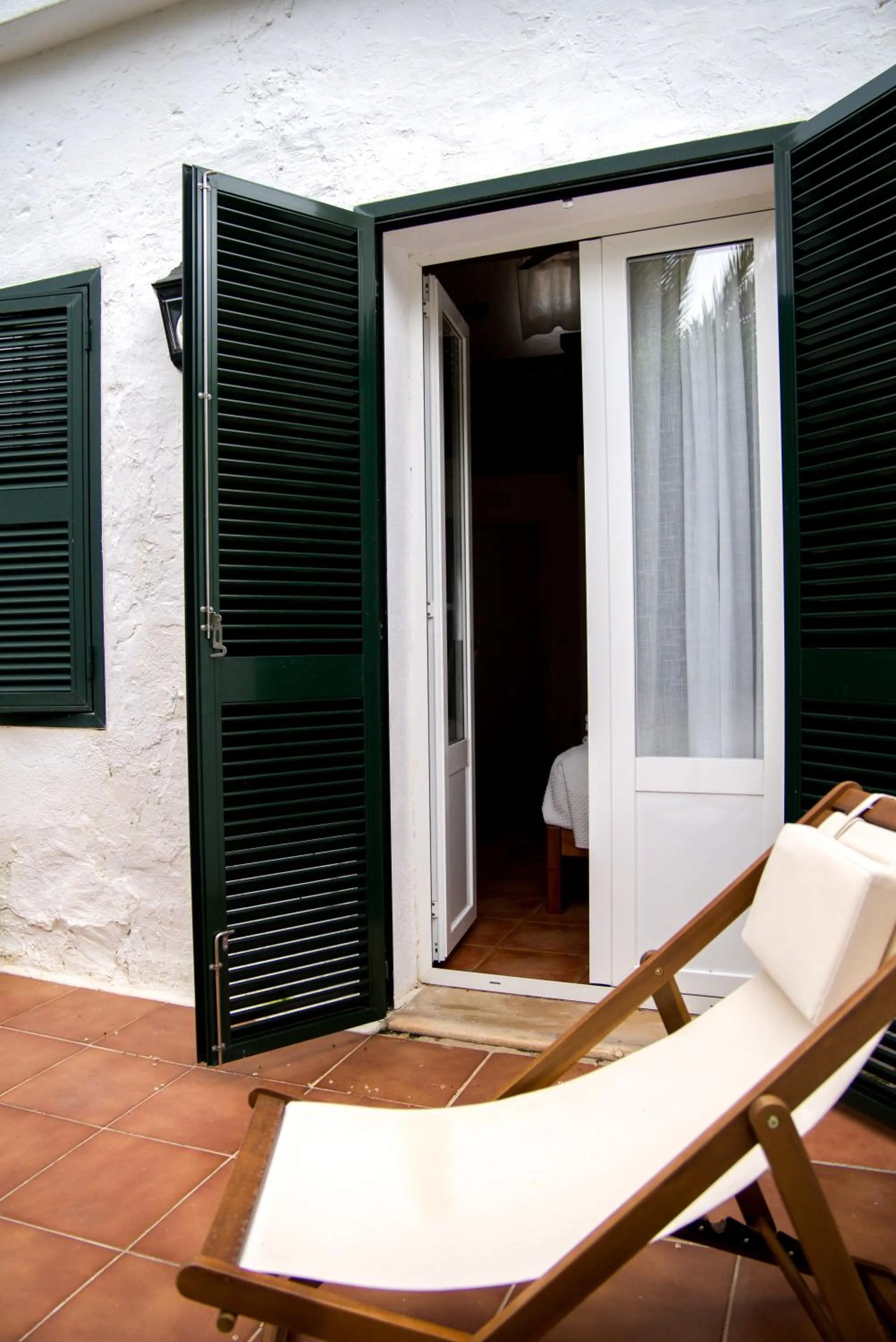 sunbed in Agroturismo Binissafullet Vell