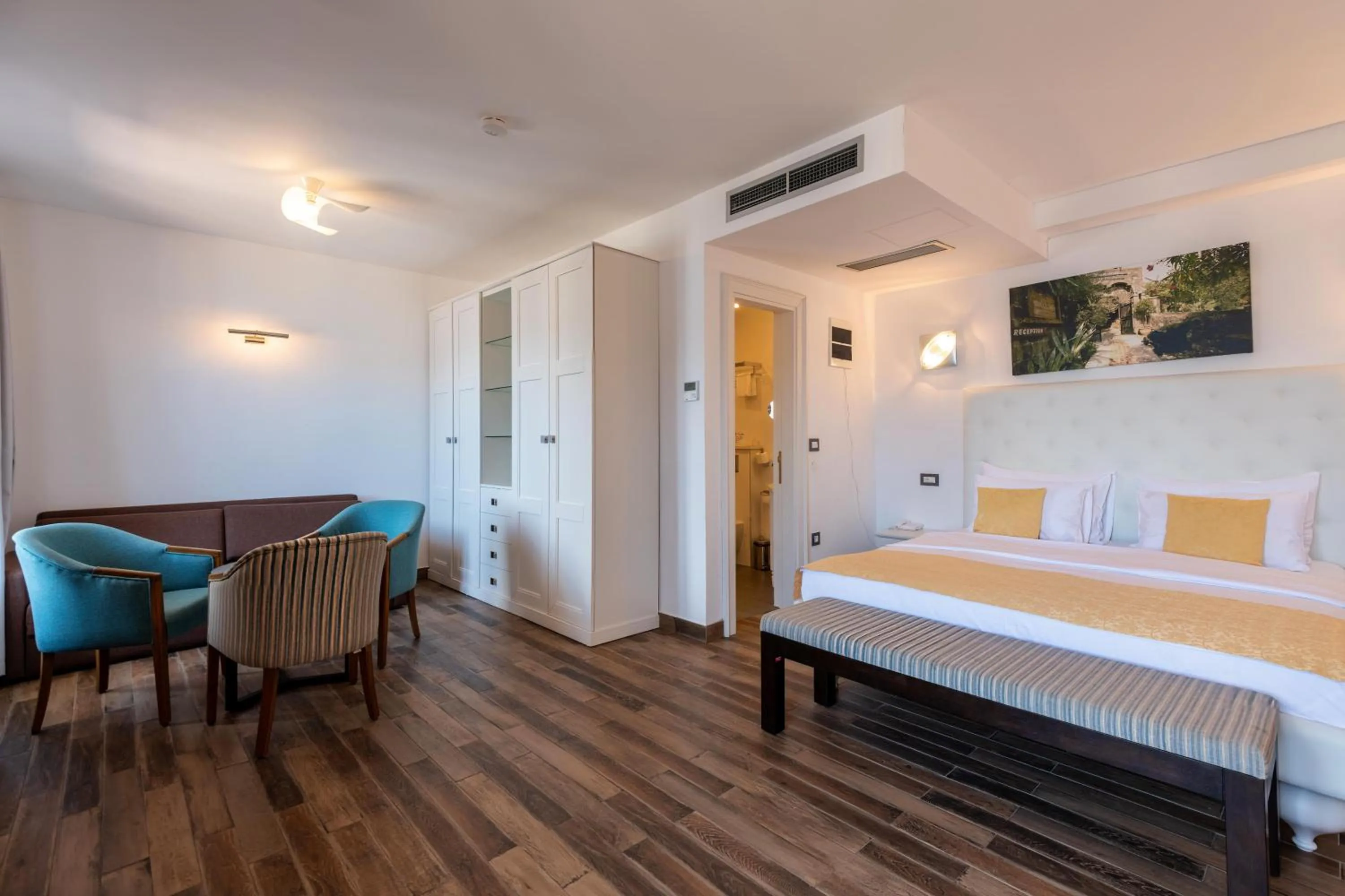 Bed in Forte Rose Hotel