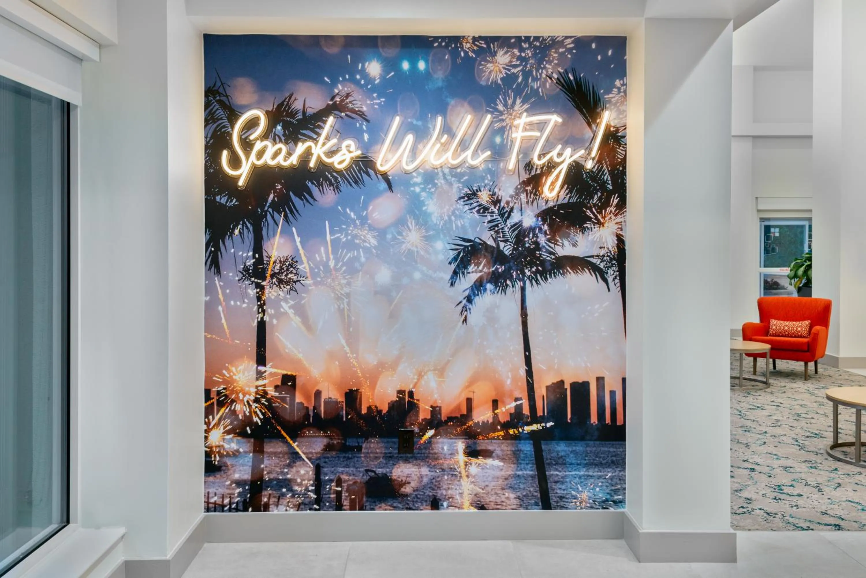 Lobby or reception in Hilton Garden Inn Orlando International Drive North