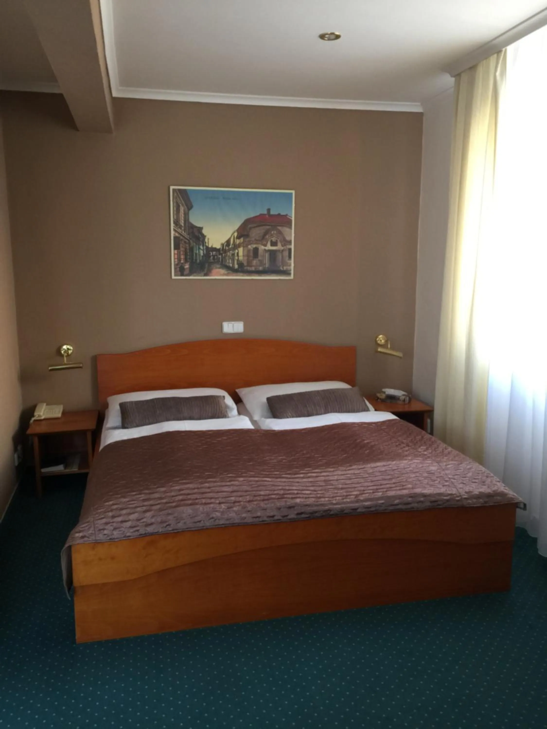 Bed in Hotel Dukla