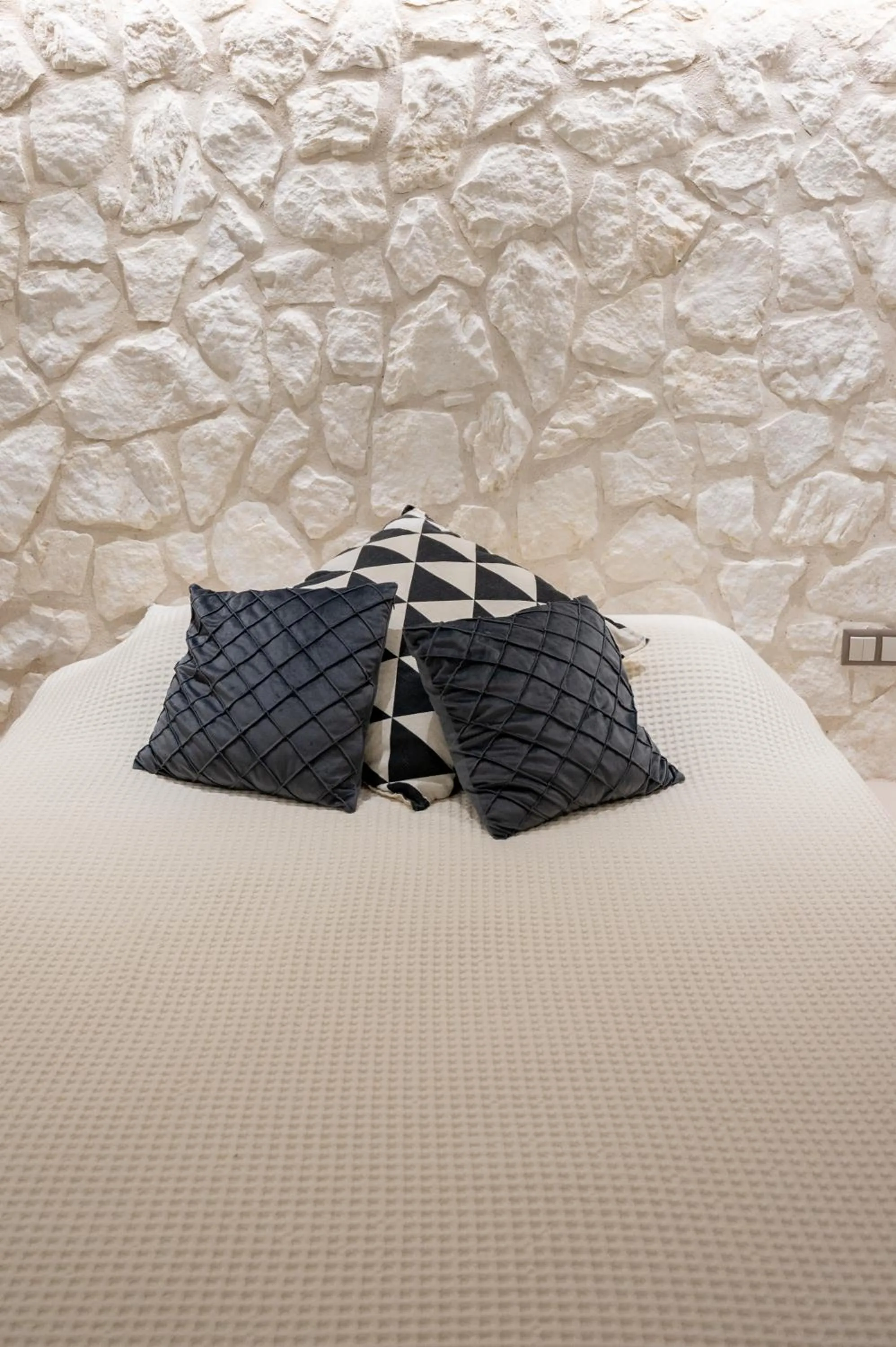 Bed in Katerina Roza Studios - Heartfelt Hospitality in the City