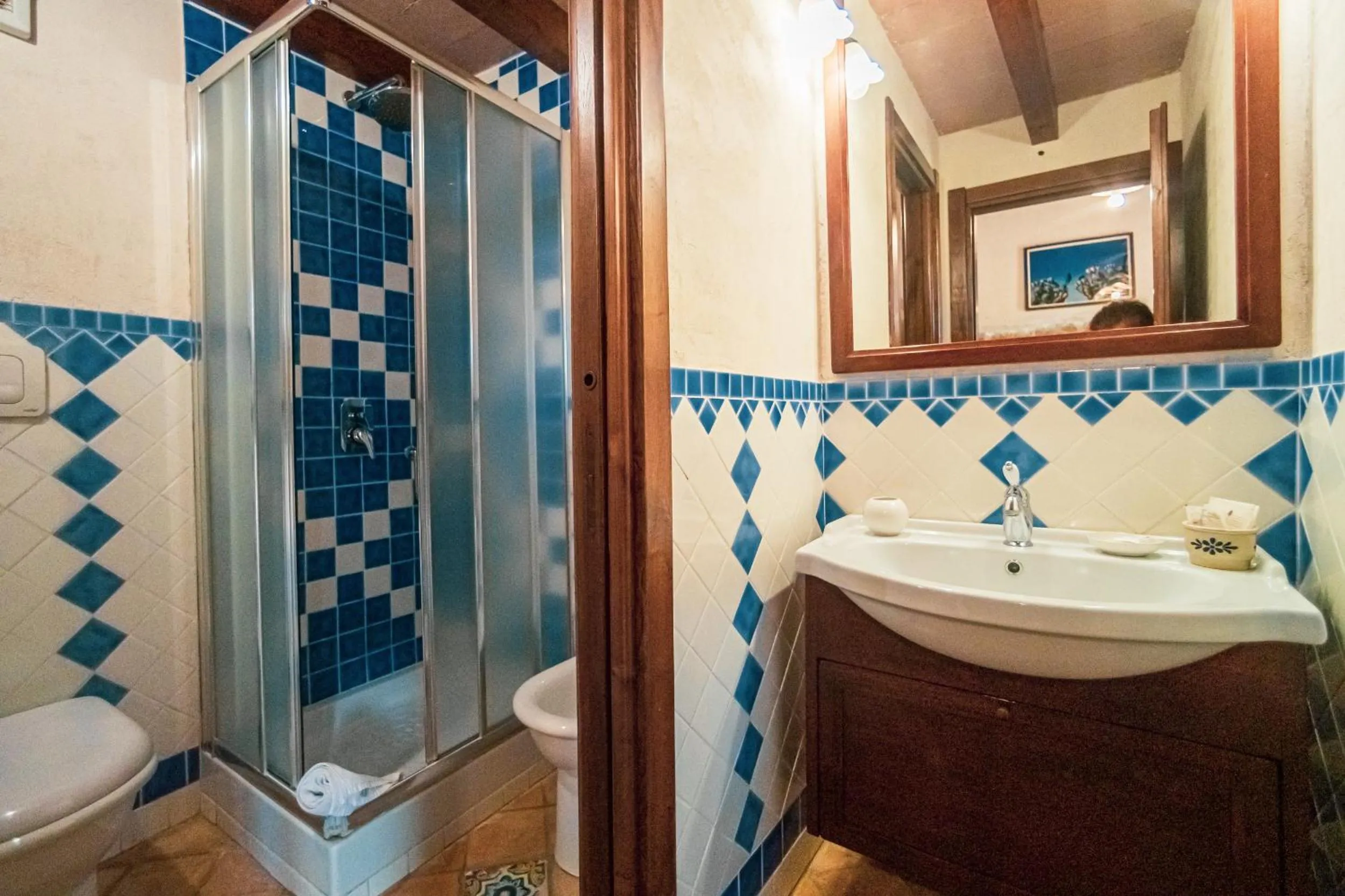Shower in Poggio Pozzetti