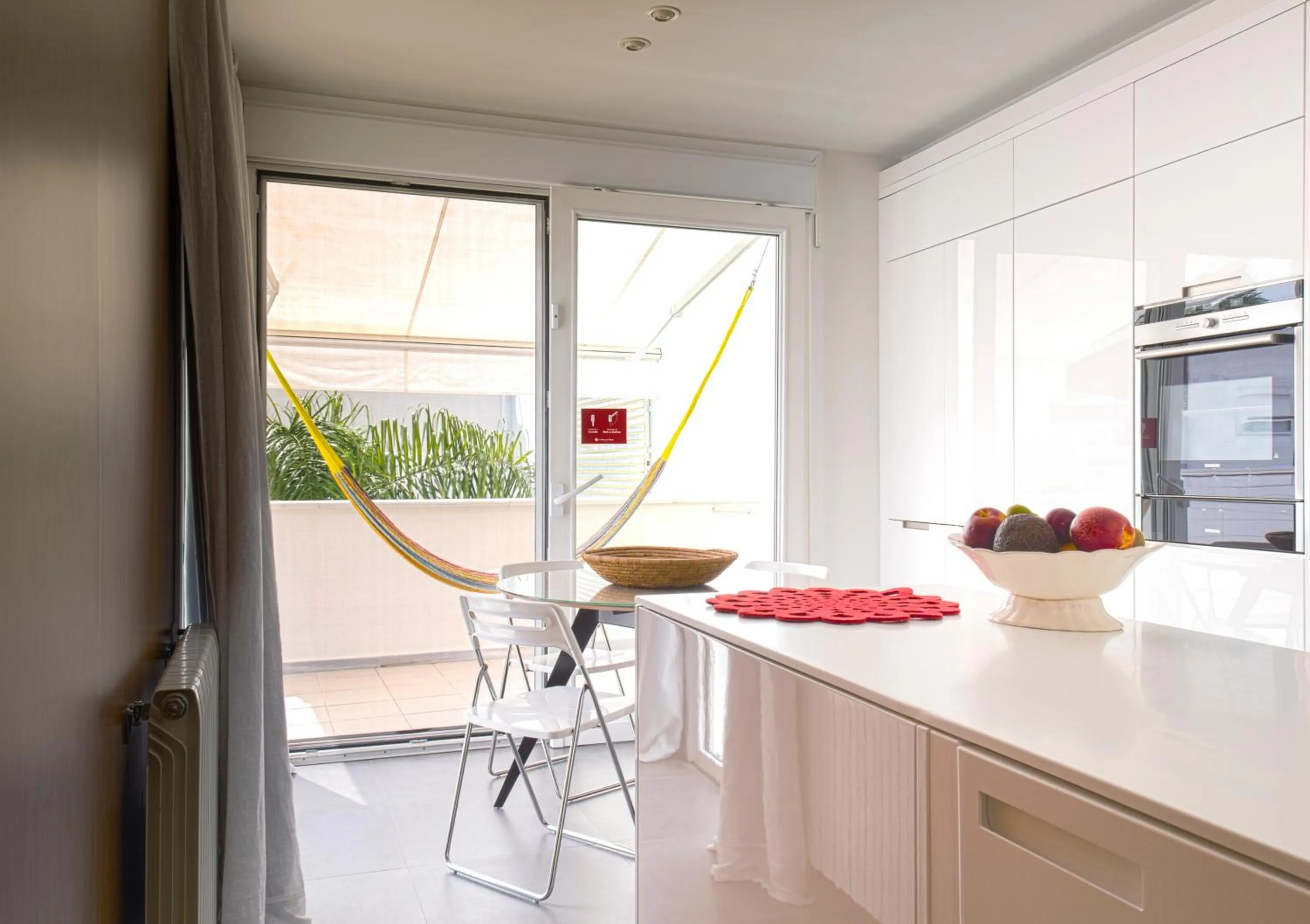 Kitchen or kitchenette in La Alcoba del Agua Hotel Boutique