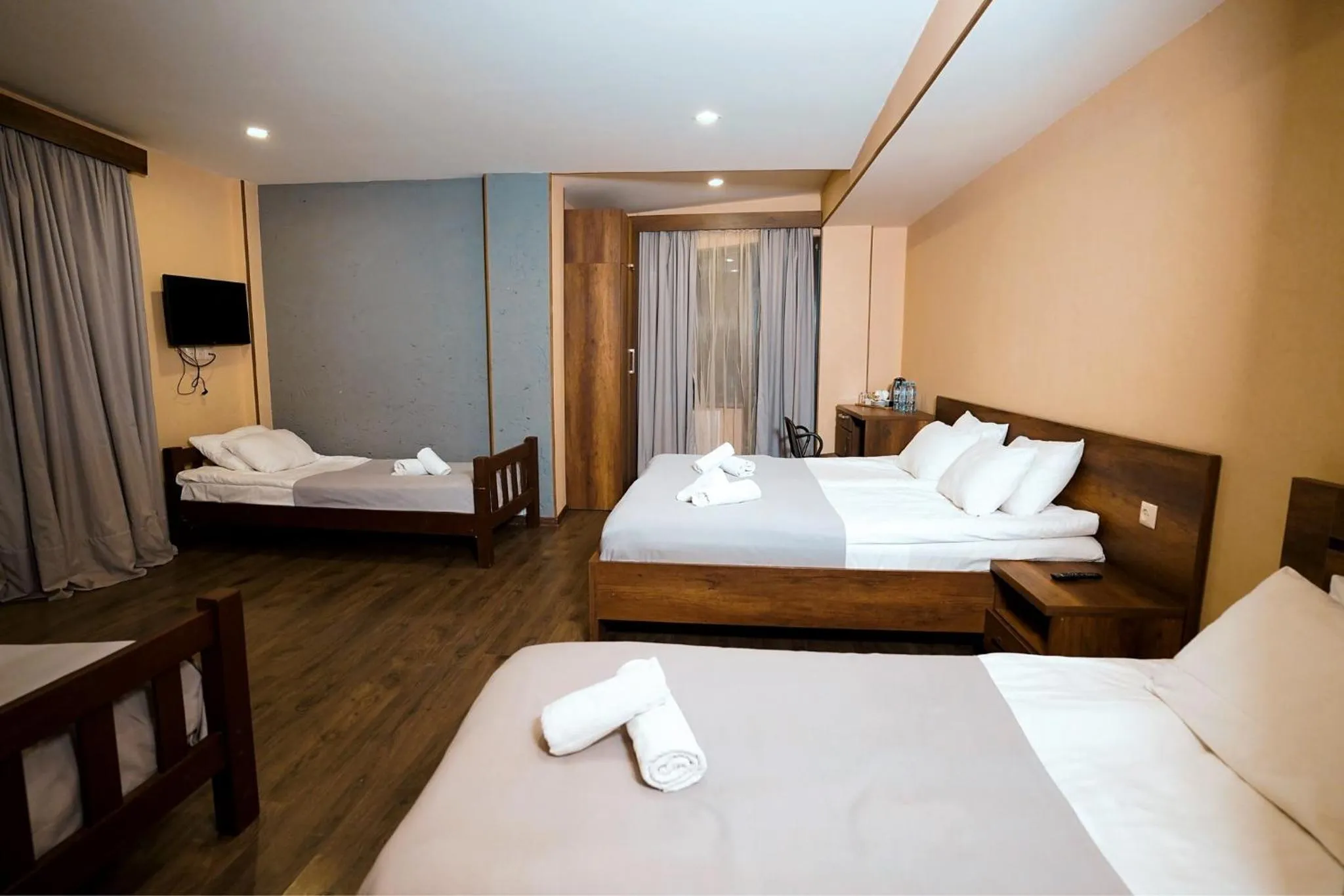 Bed in Loft Hotel Bakuriani