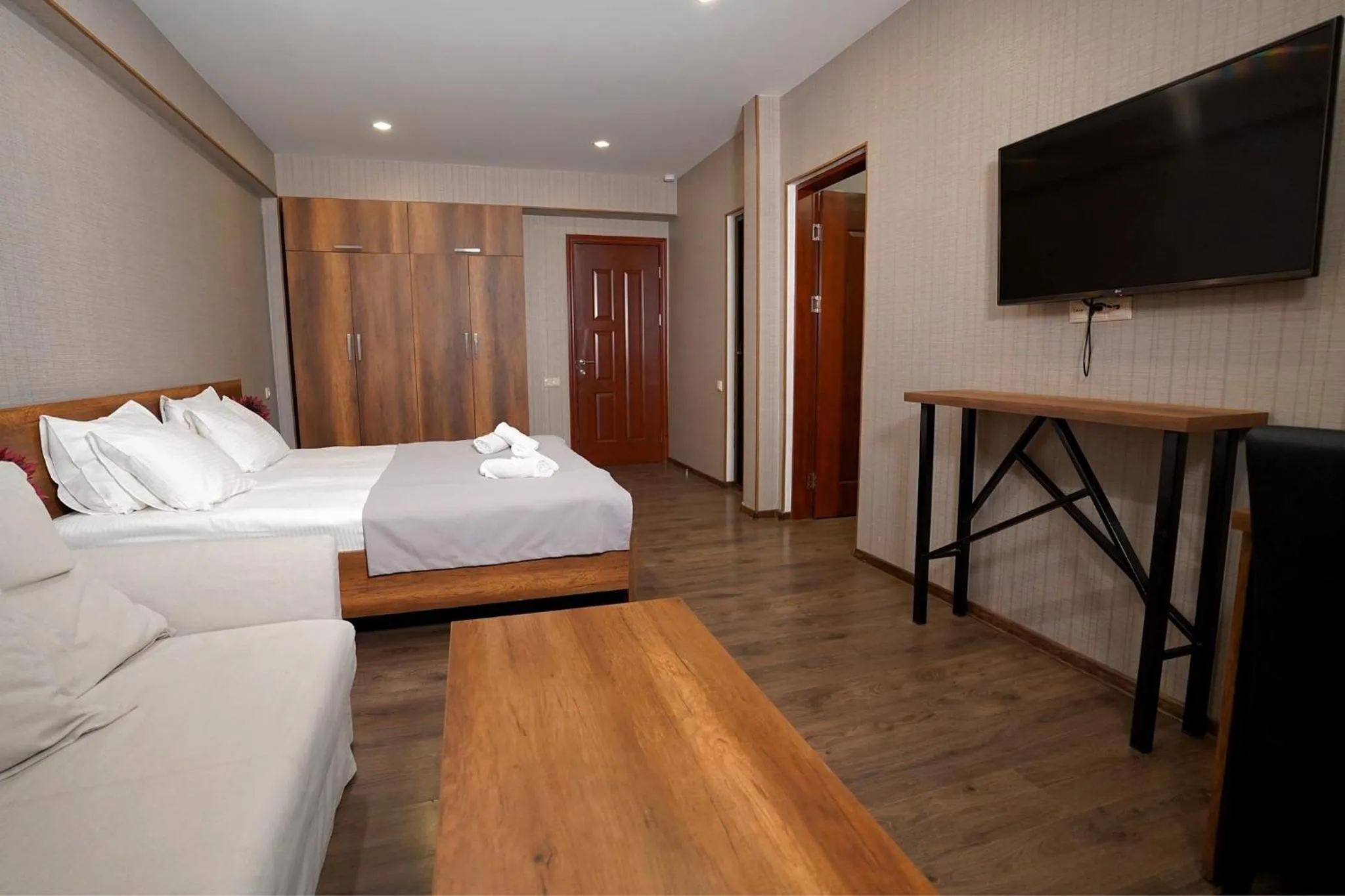 Bed in Loft Hotel Bakuriani