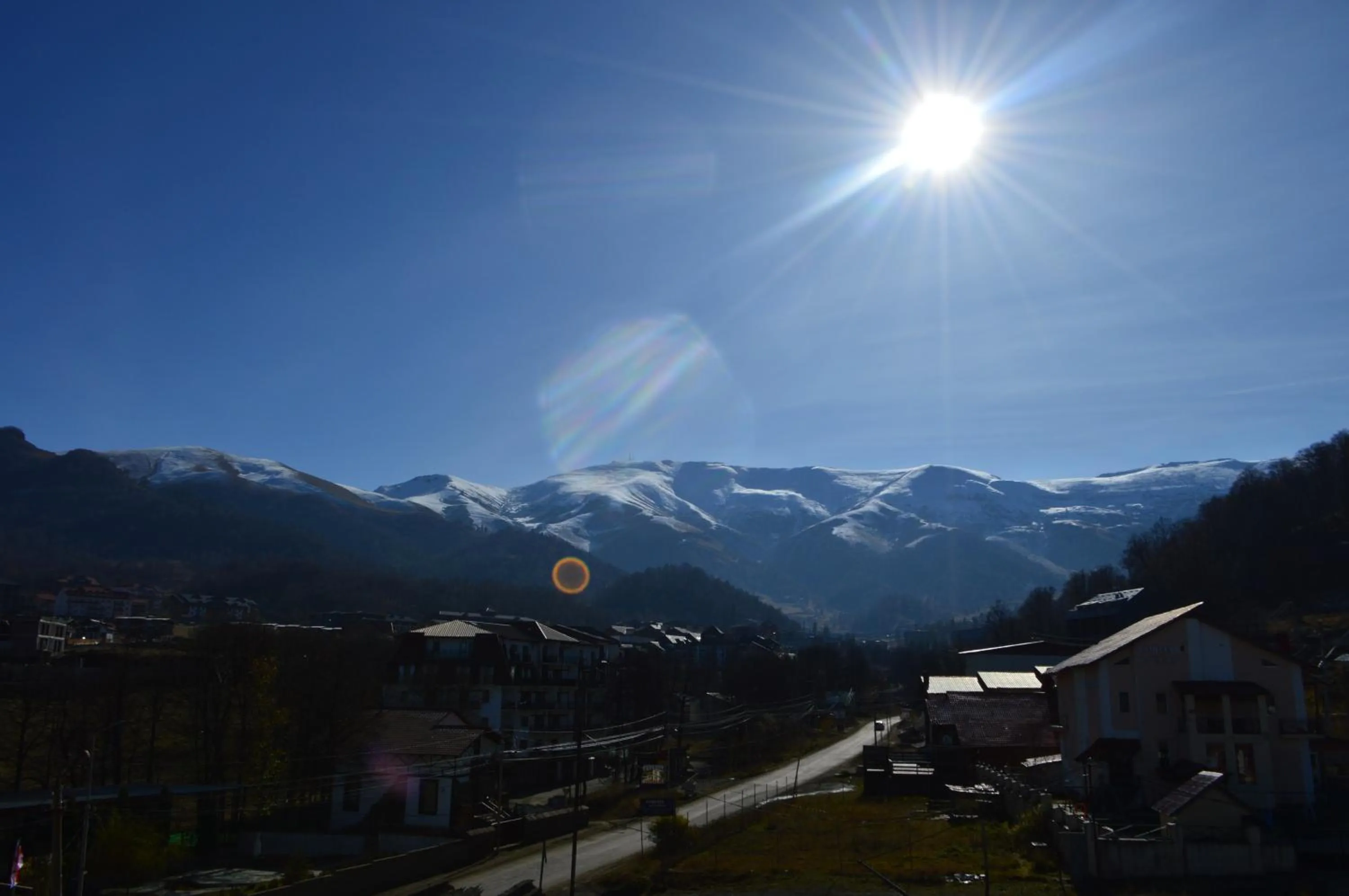 Mountain view in Loft Hotel Bakuriani