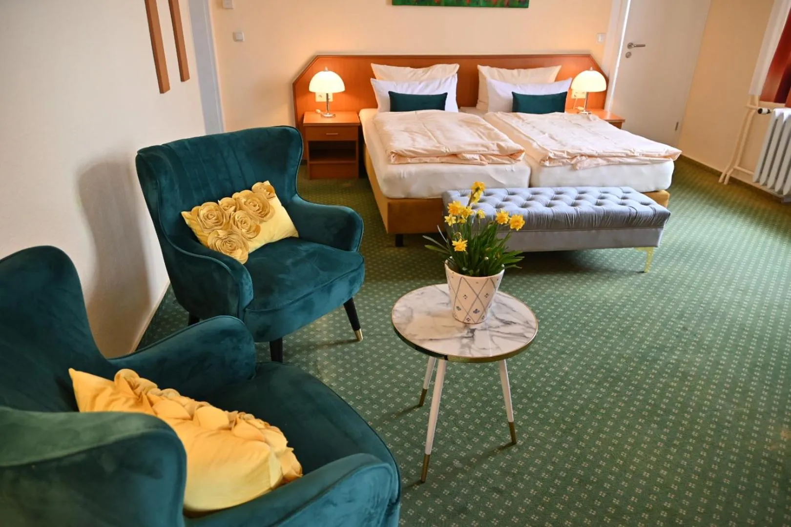 Bed in Hotel Waldperle