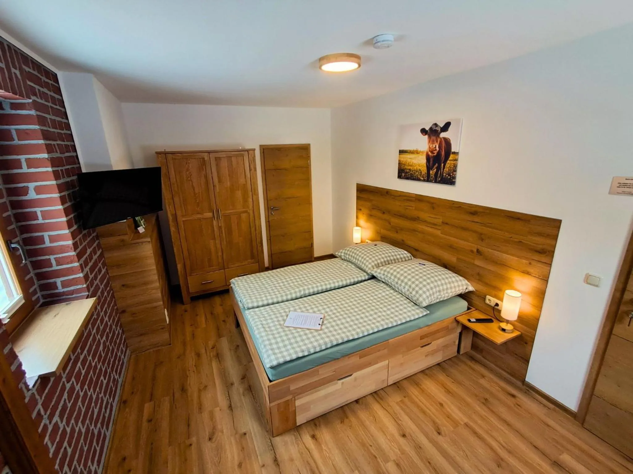 Bed in Pension Kronenburghof