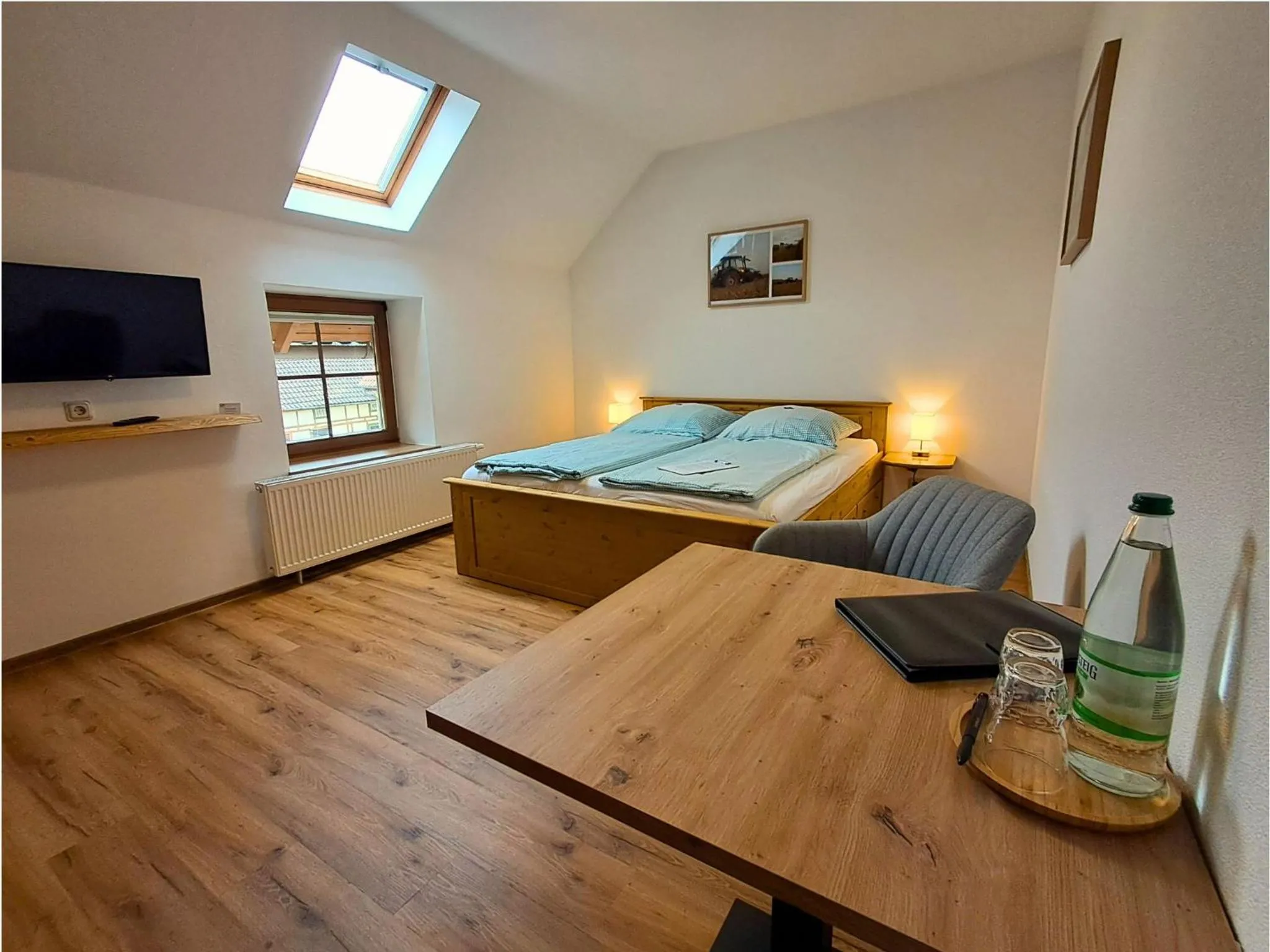 Bed in Pension Kronenburghof
