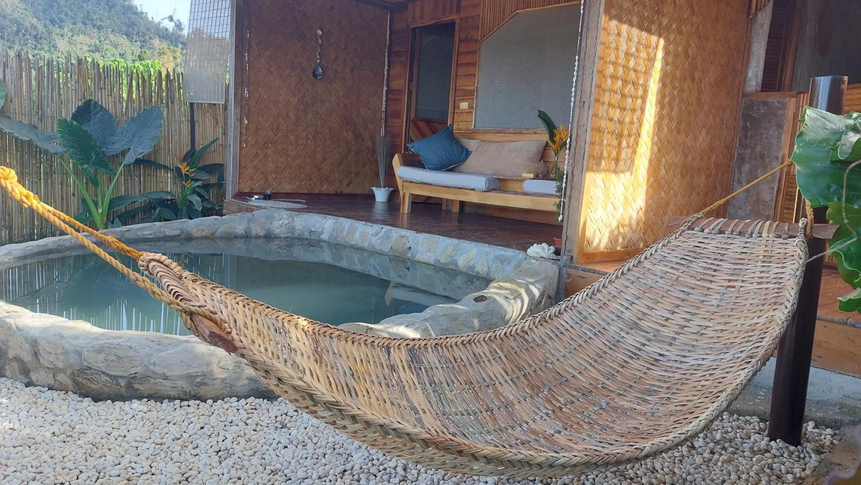 Balcony/Terrace in Jungle Bar Honeymoon suite & private pool