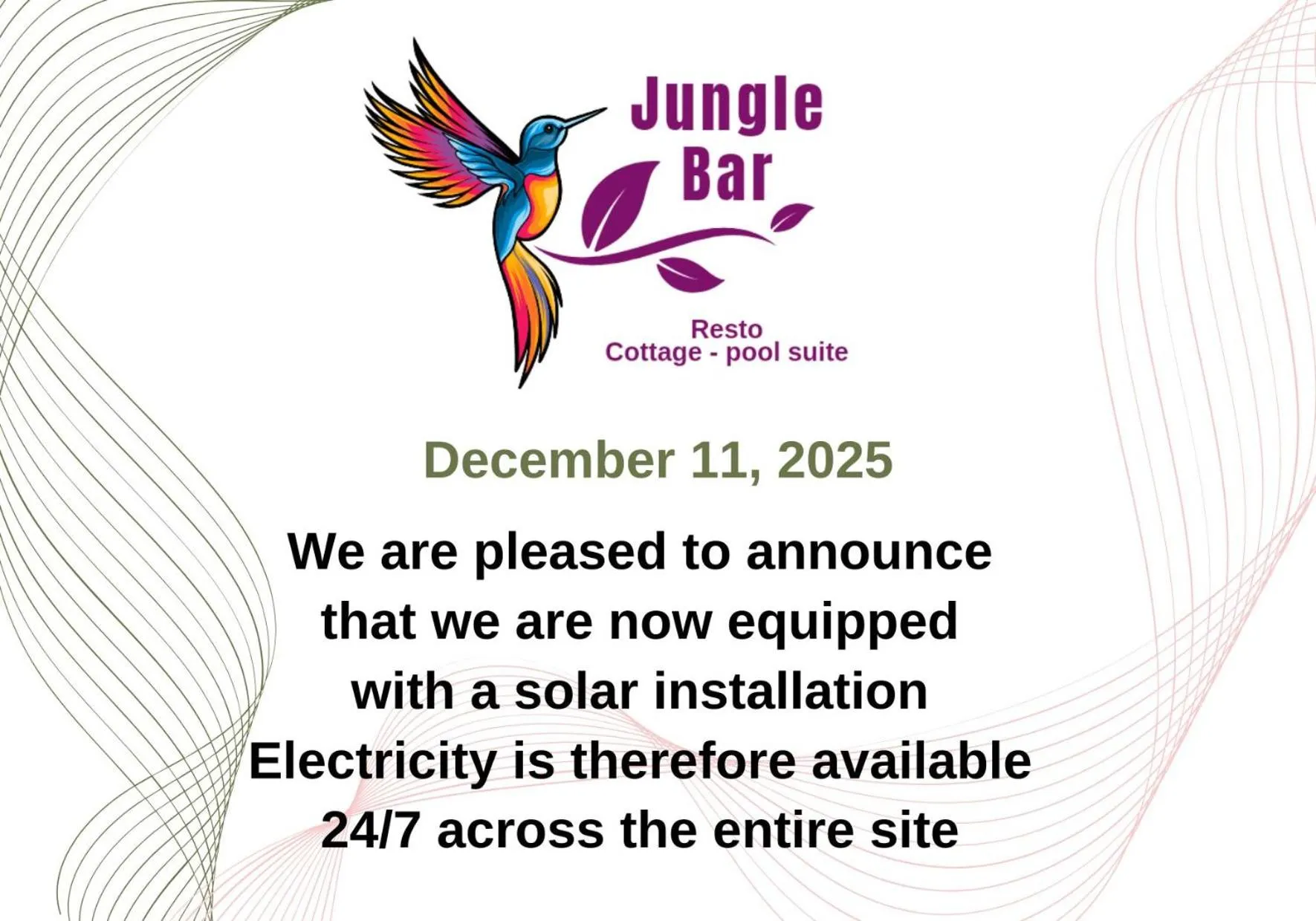 Jungle Bar Honeymoon suite & private pool