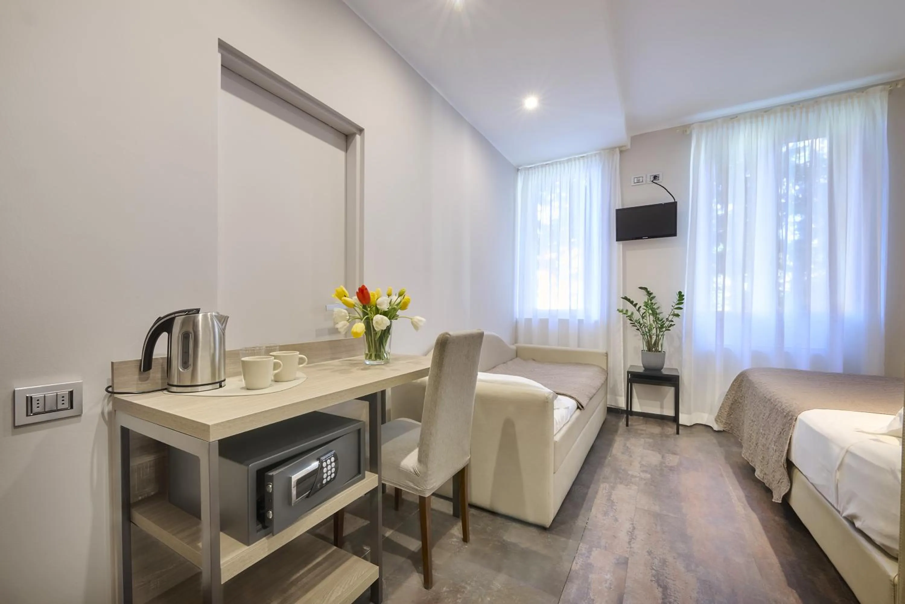 Bed in Albergo Silvio