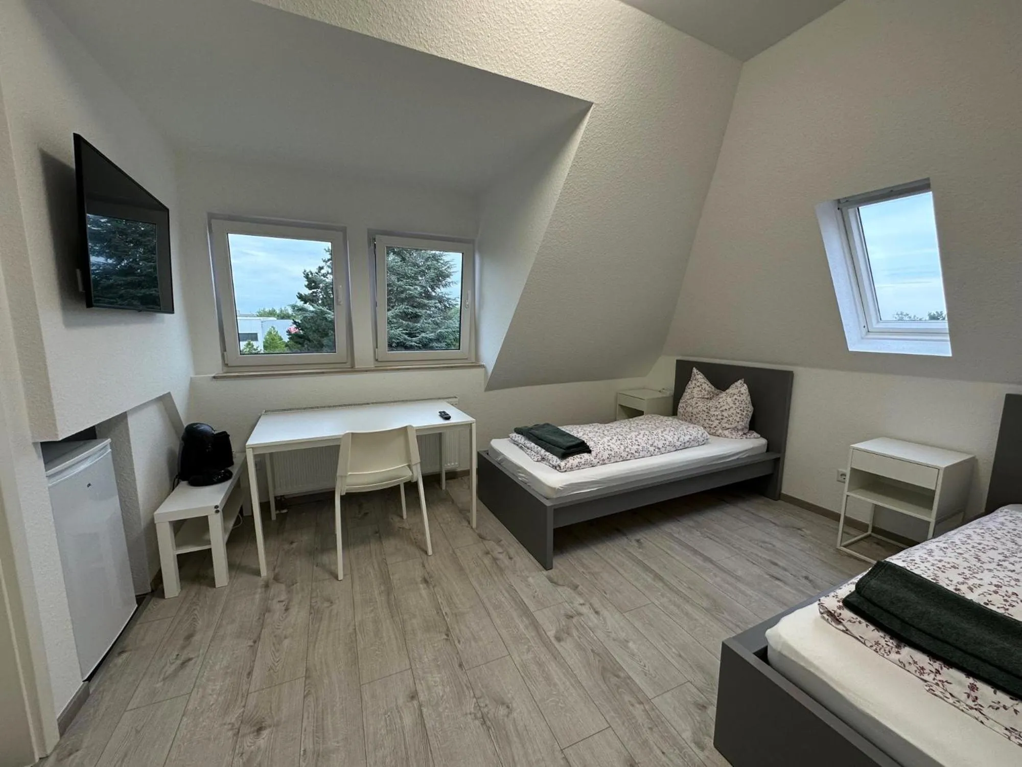 Bed in Apart-Hotel Rheinischer Hof Dormagen