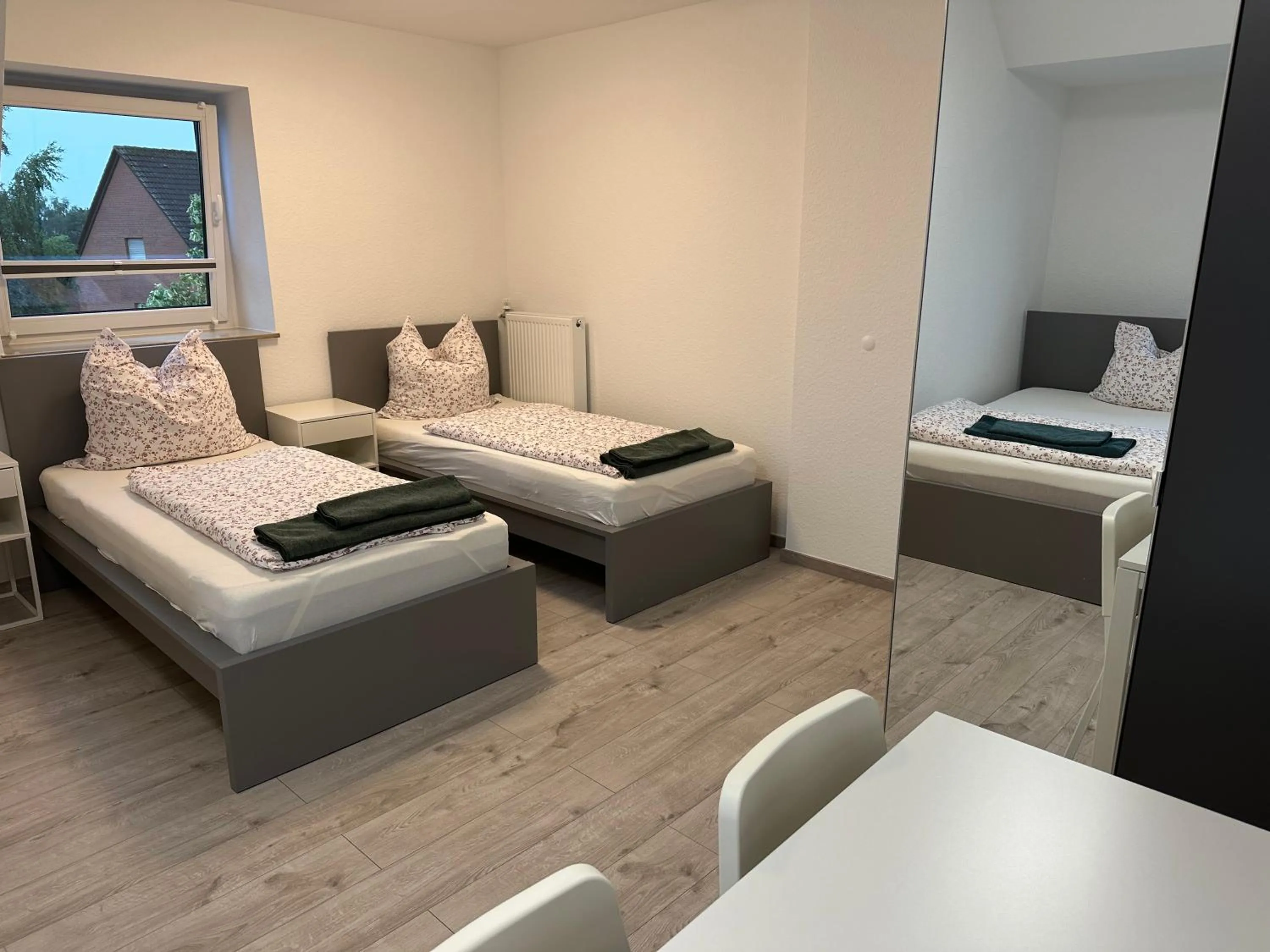 Bed in Apart-Hotel Rheinischer Hof Dormagen