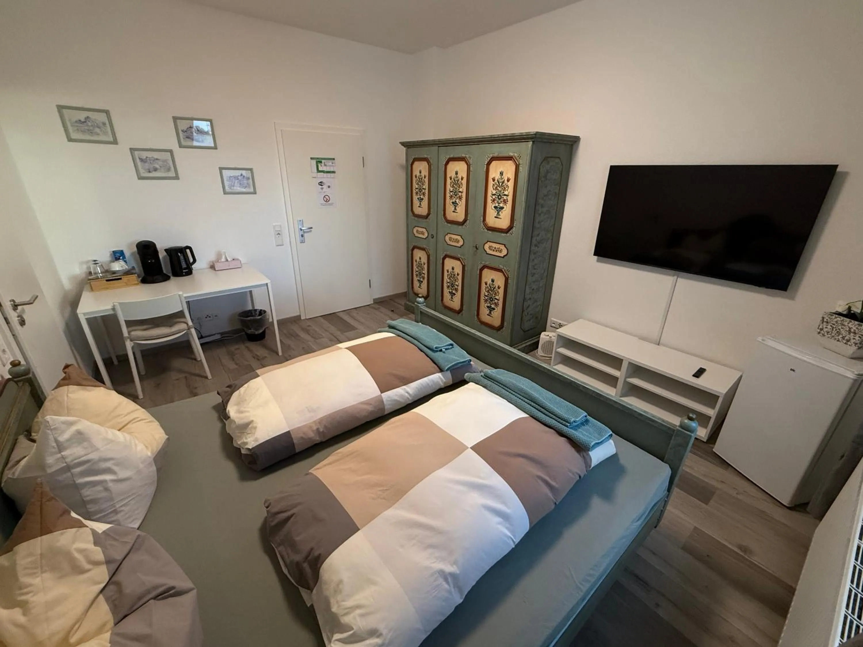 Bed in Apart-Hotel Rheinischer Hof Dormagen