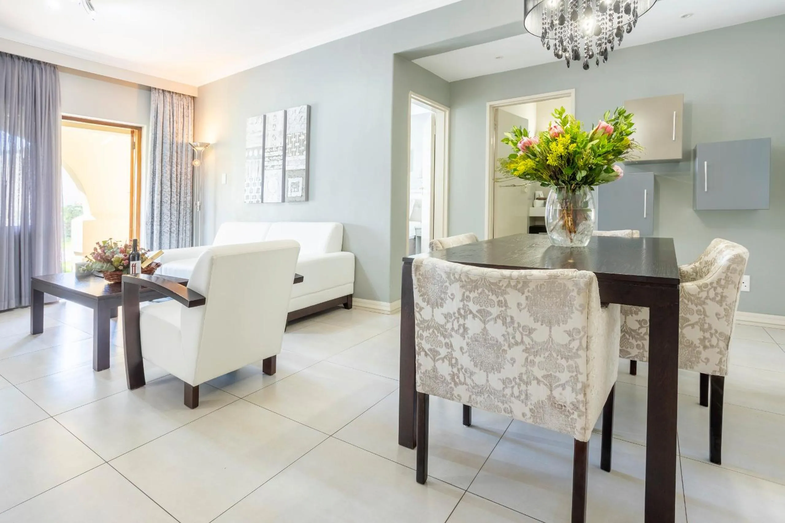 Living room in Devonvale Golf & Wine Estate