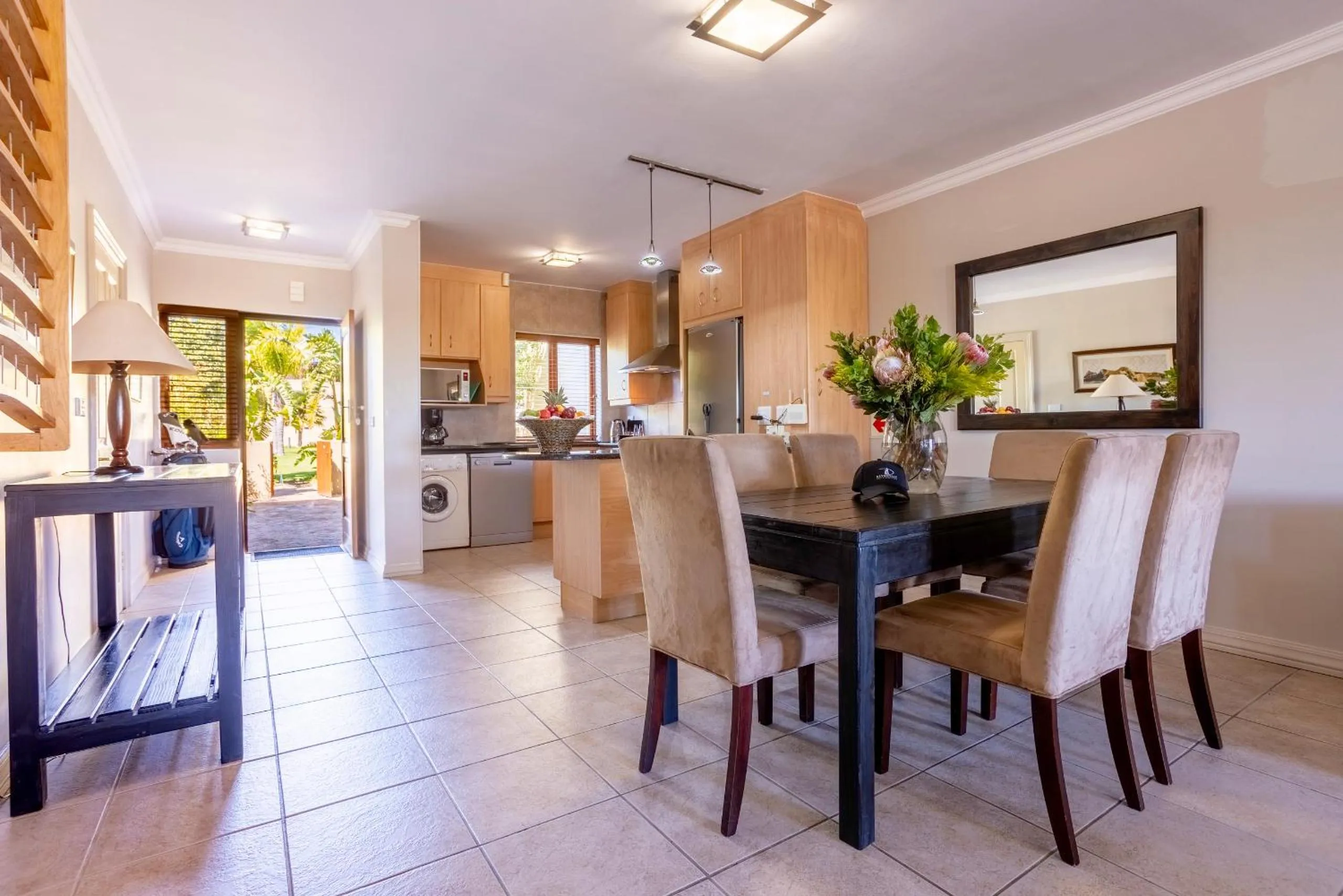 Dining area in Devonvale Golf & Wine Estate