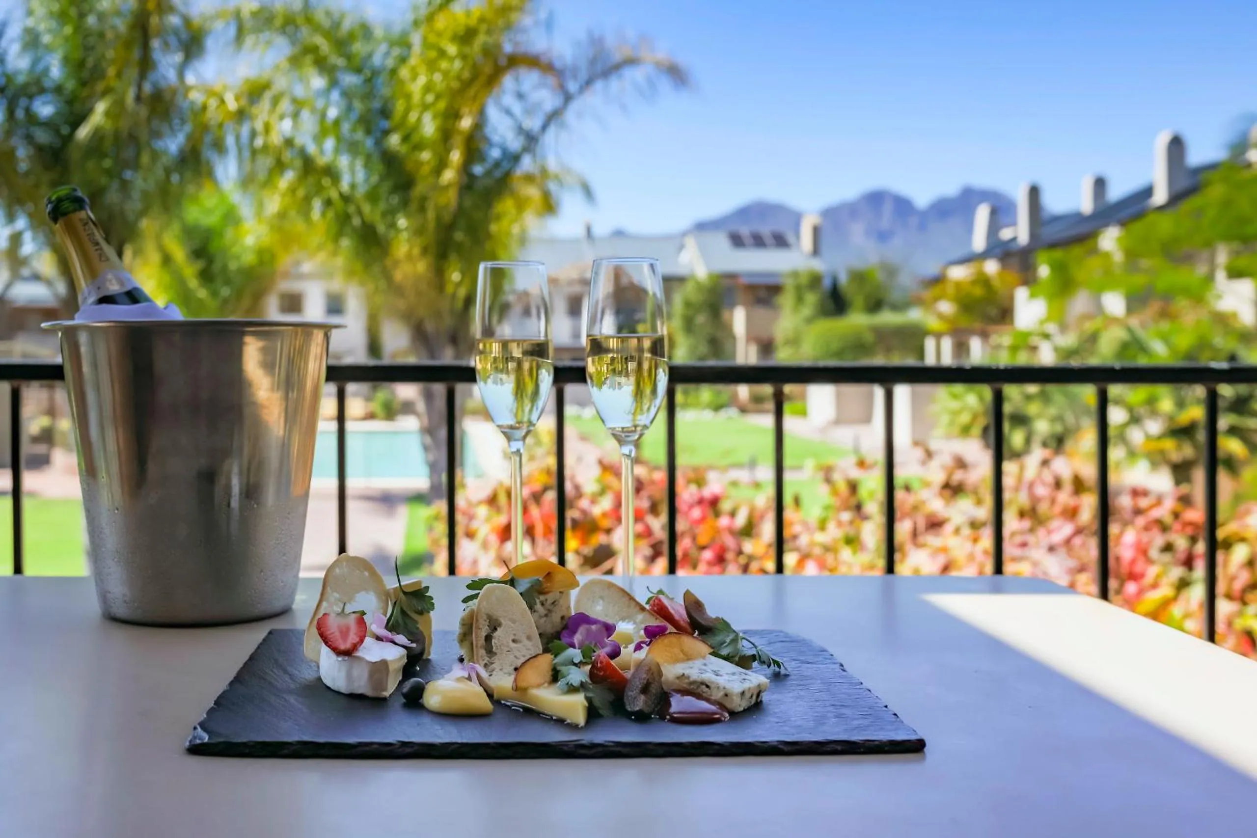 Garden in Devonvale Golf & Wine Estate