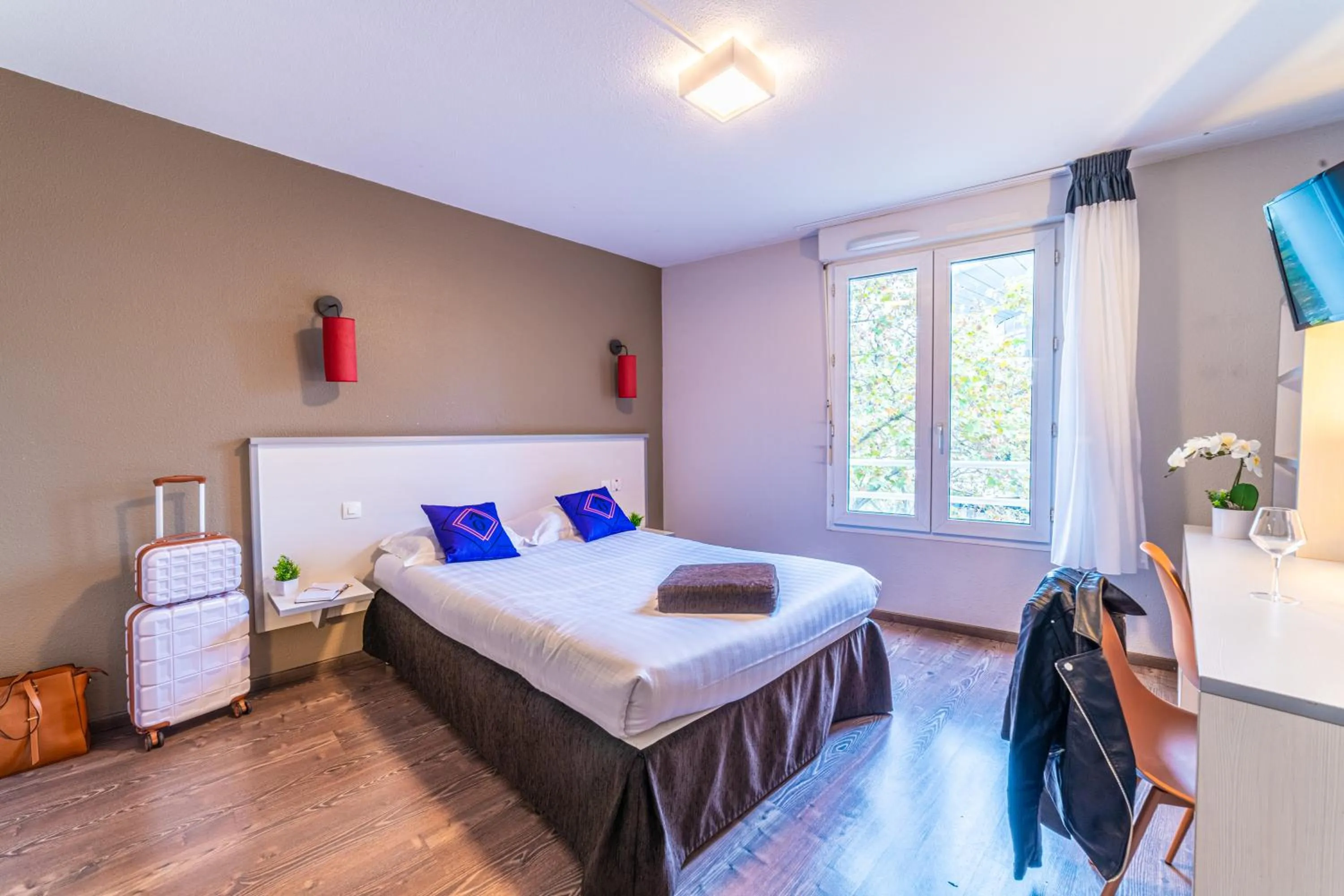 Bed in Résidence Montempô Appart'Hôtel Lyon Part Dieu