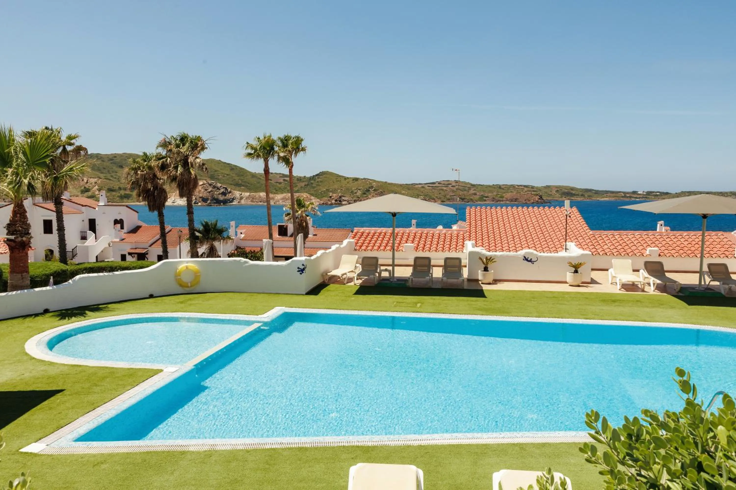 Sea view in Apartamentos El Bergantin Menorca Club