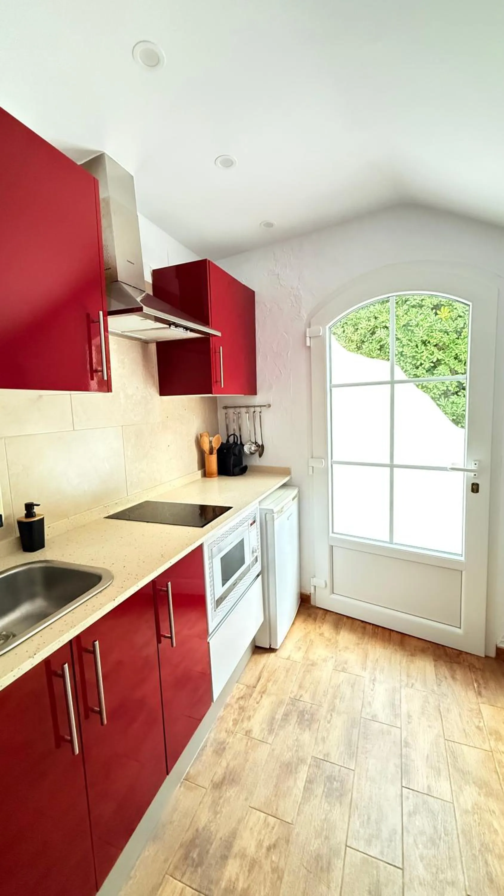 Kitchen or kitchenette in Apartamentos El Bergantin Menorca Club