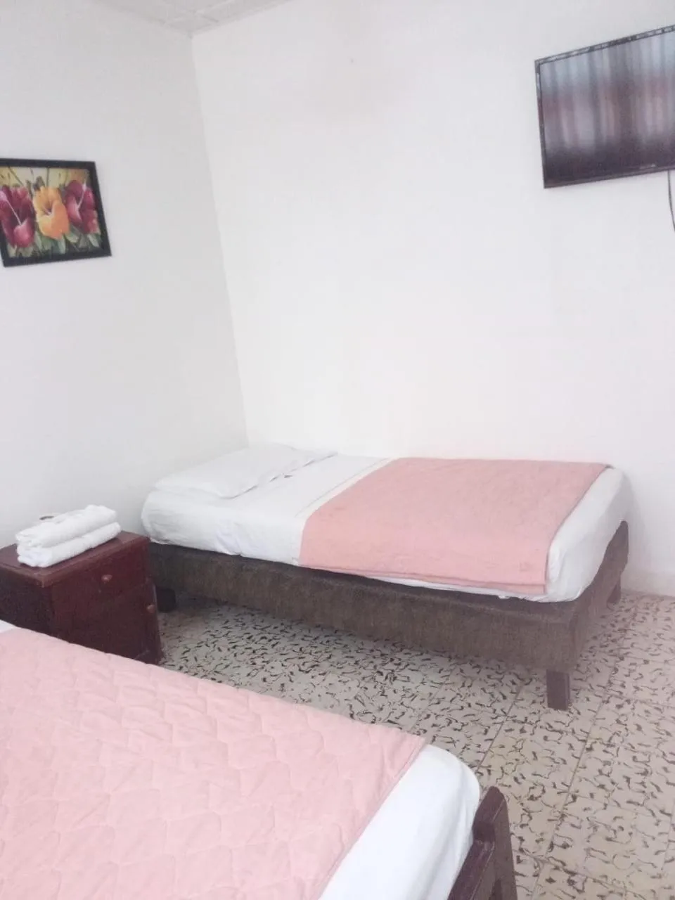 Bed in Hotel Montecarlo Beach