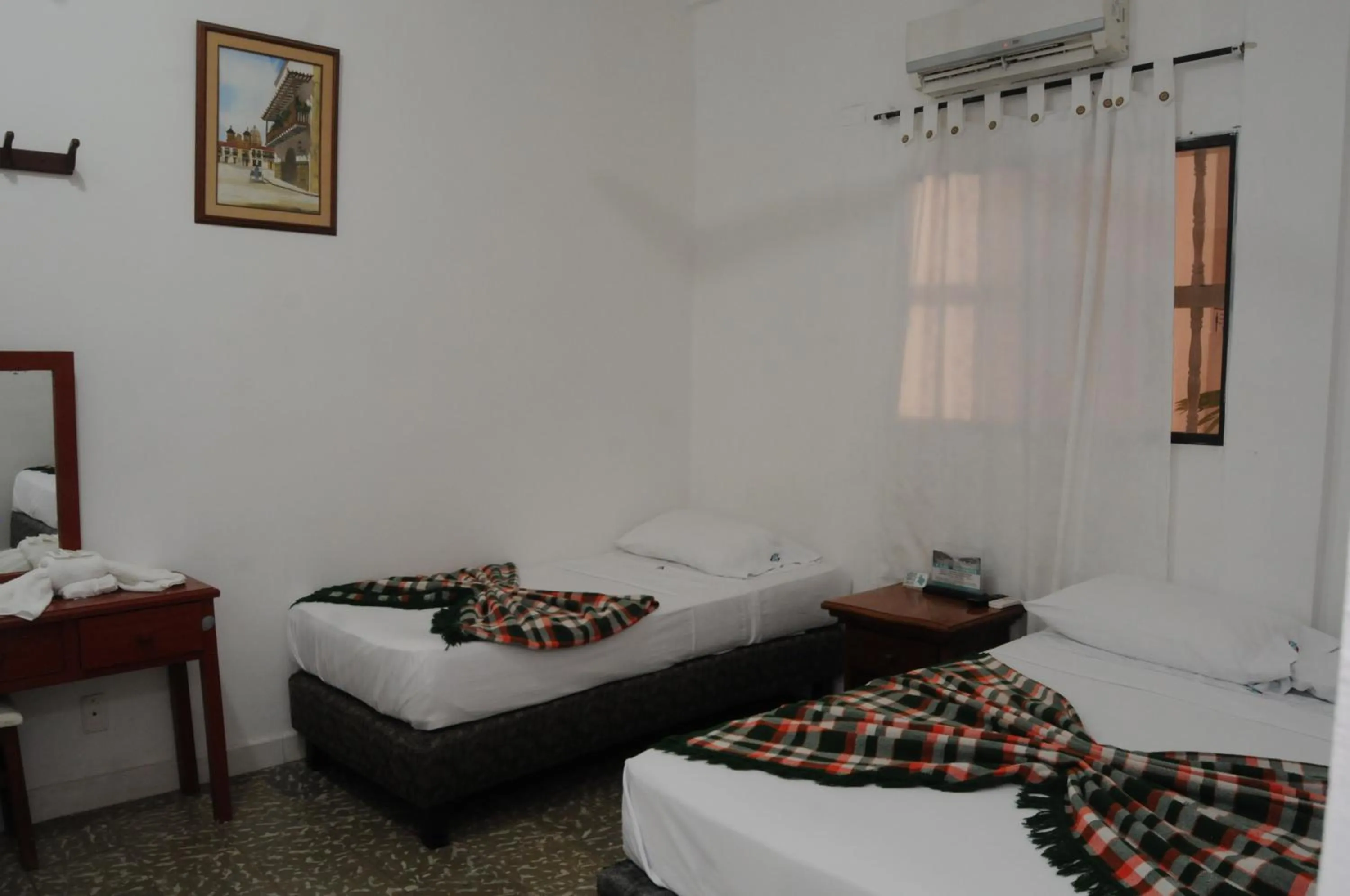 fireplace, Bed in Hotel Montecarlo Beach