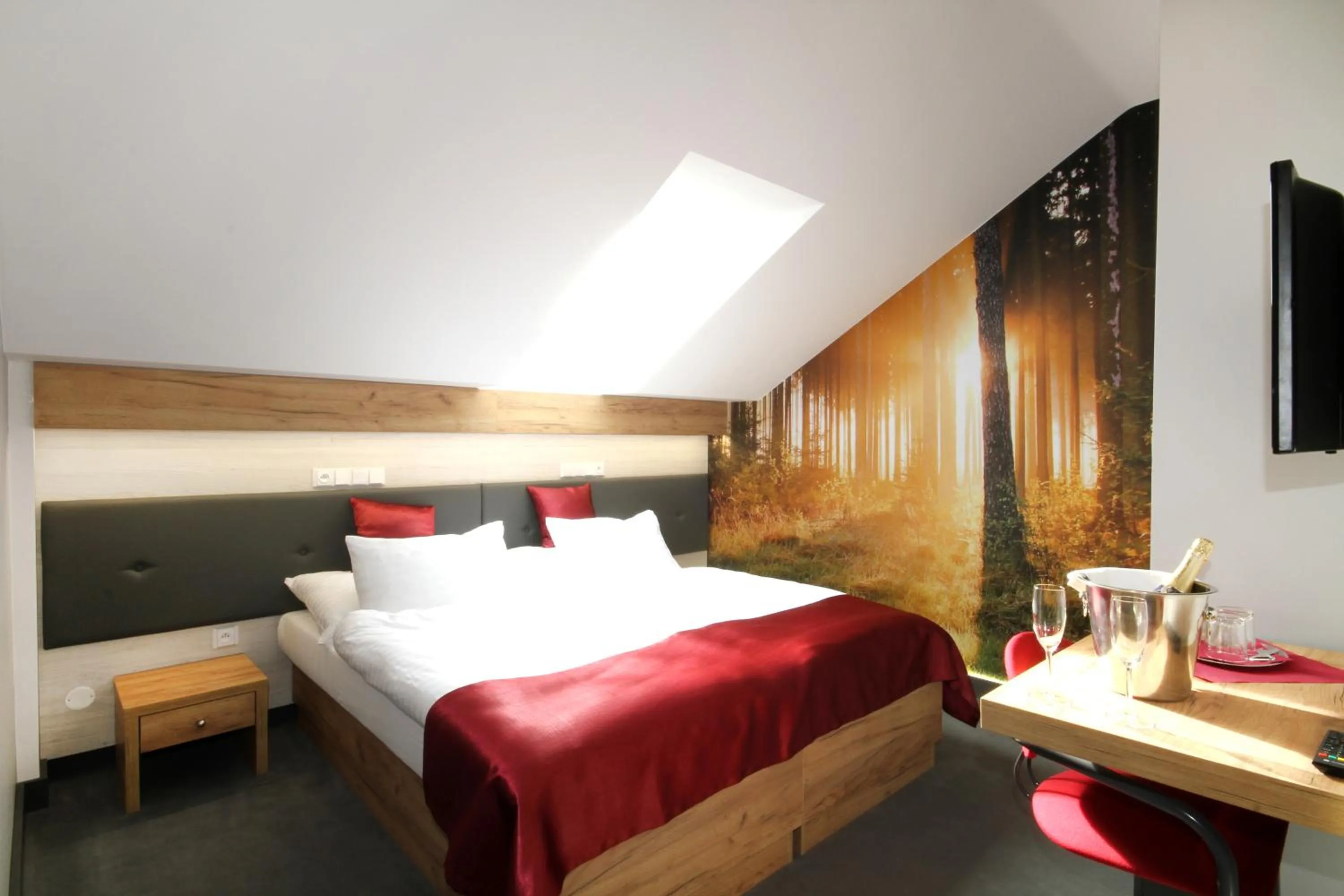 Bed in Hotel Strážnice