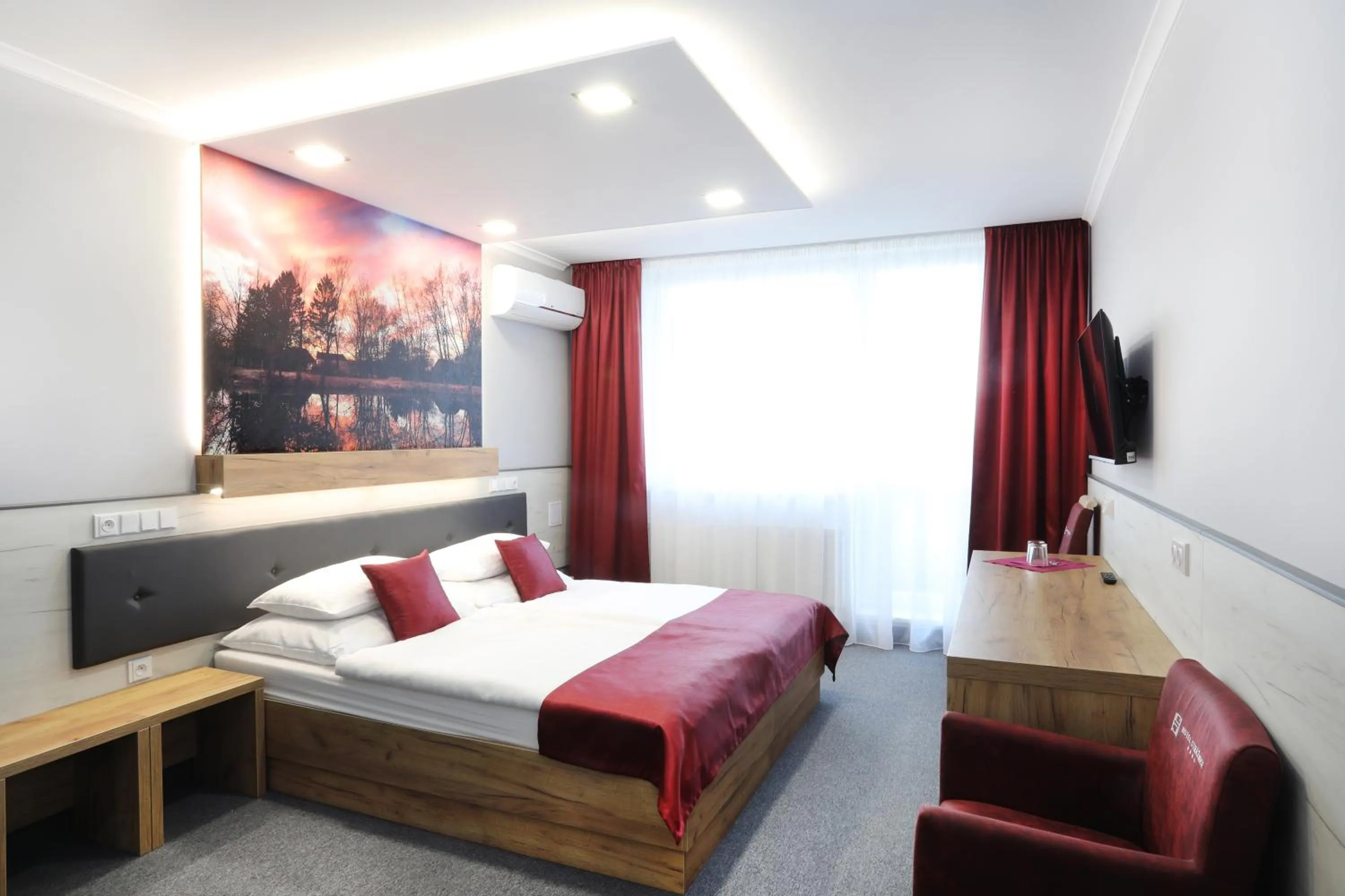 Bed in Hotel Strážnice