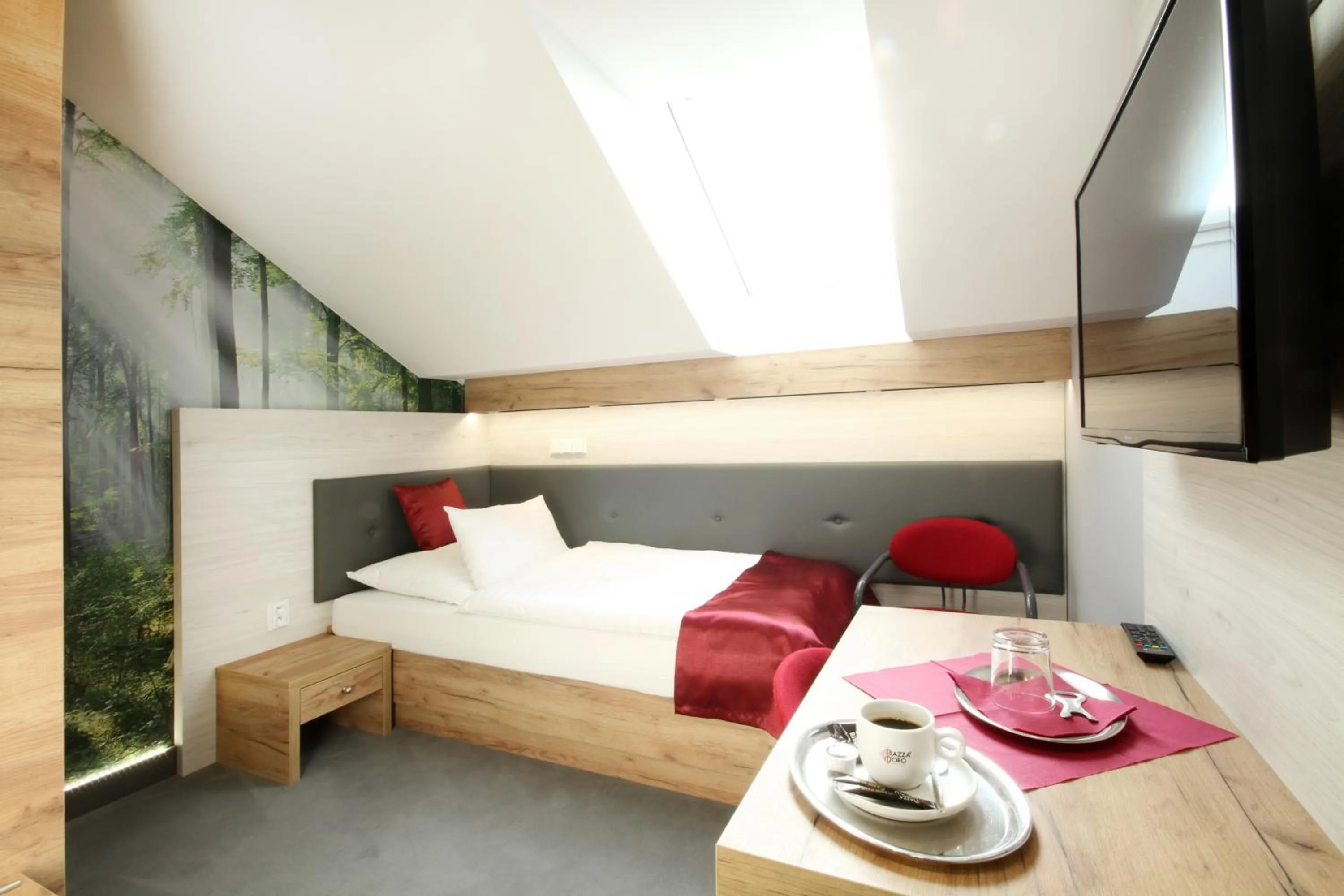 Bed in Hotel Strážnice