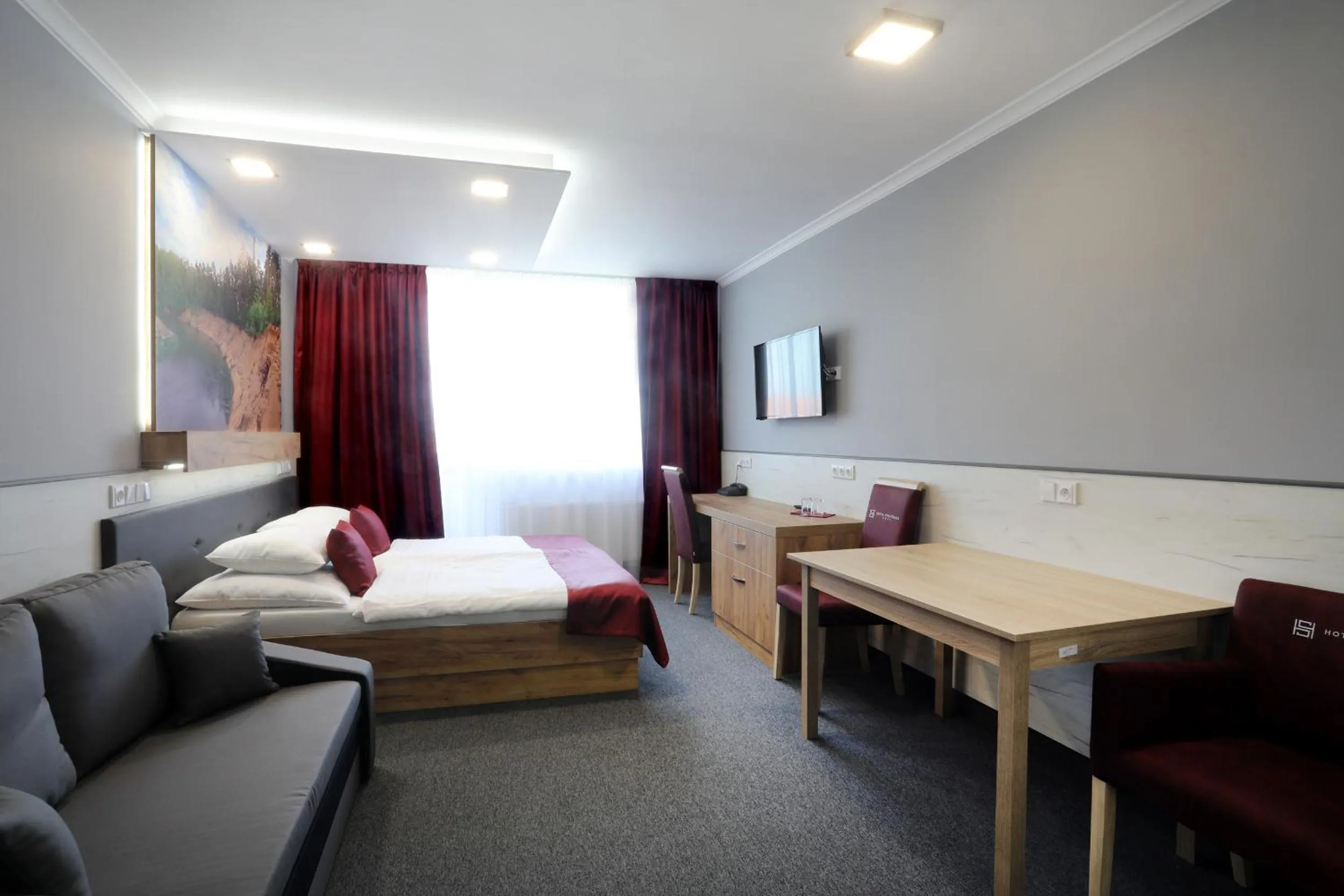 Bed in Hotel Strážnice