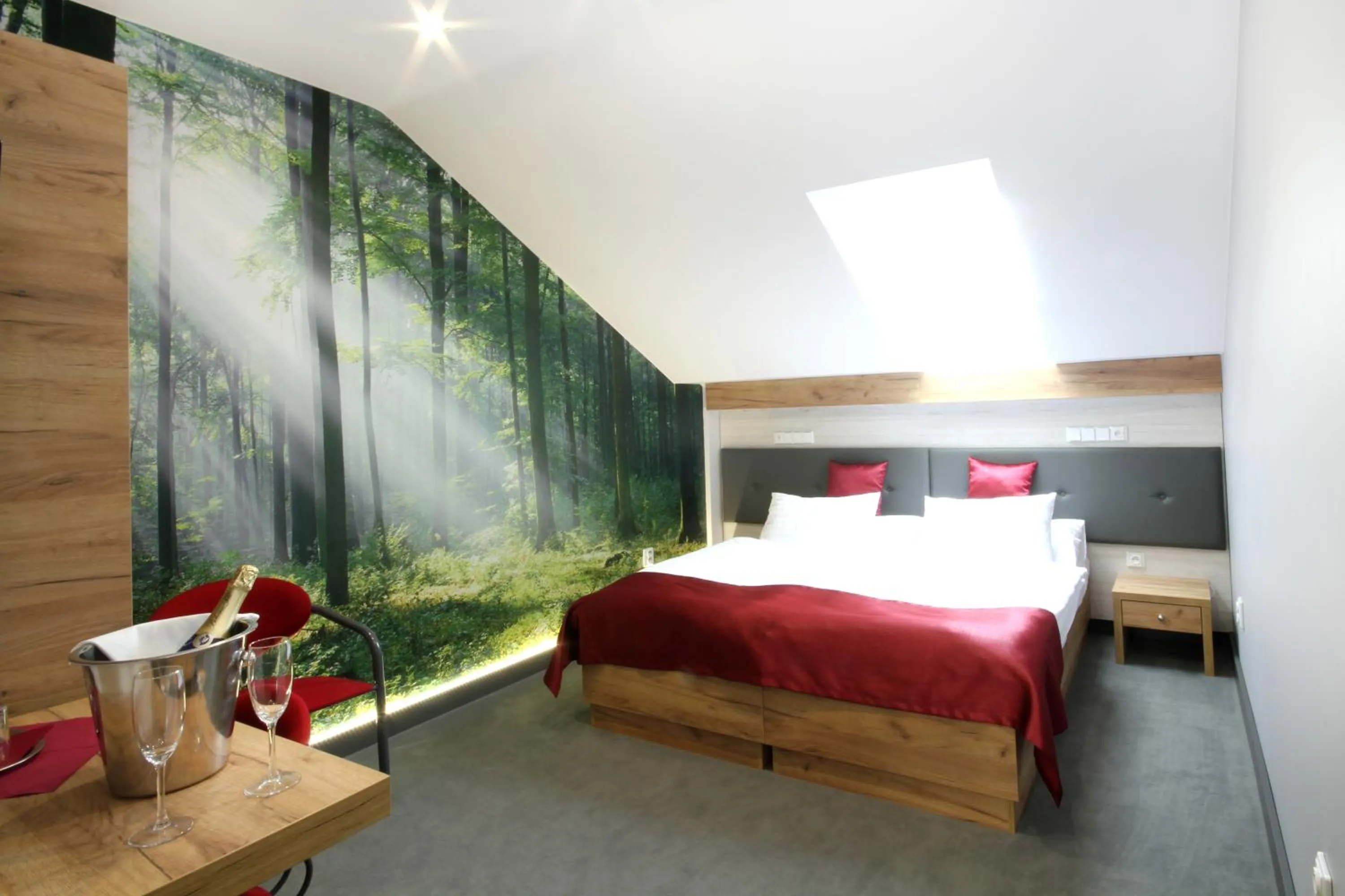 Bed in Hotel Strážnice