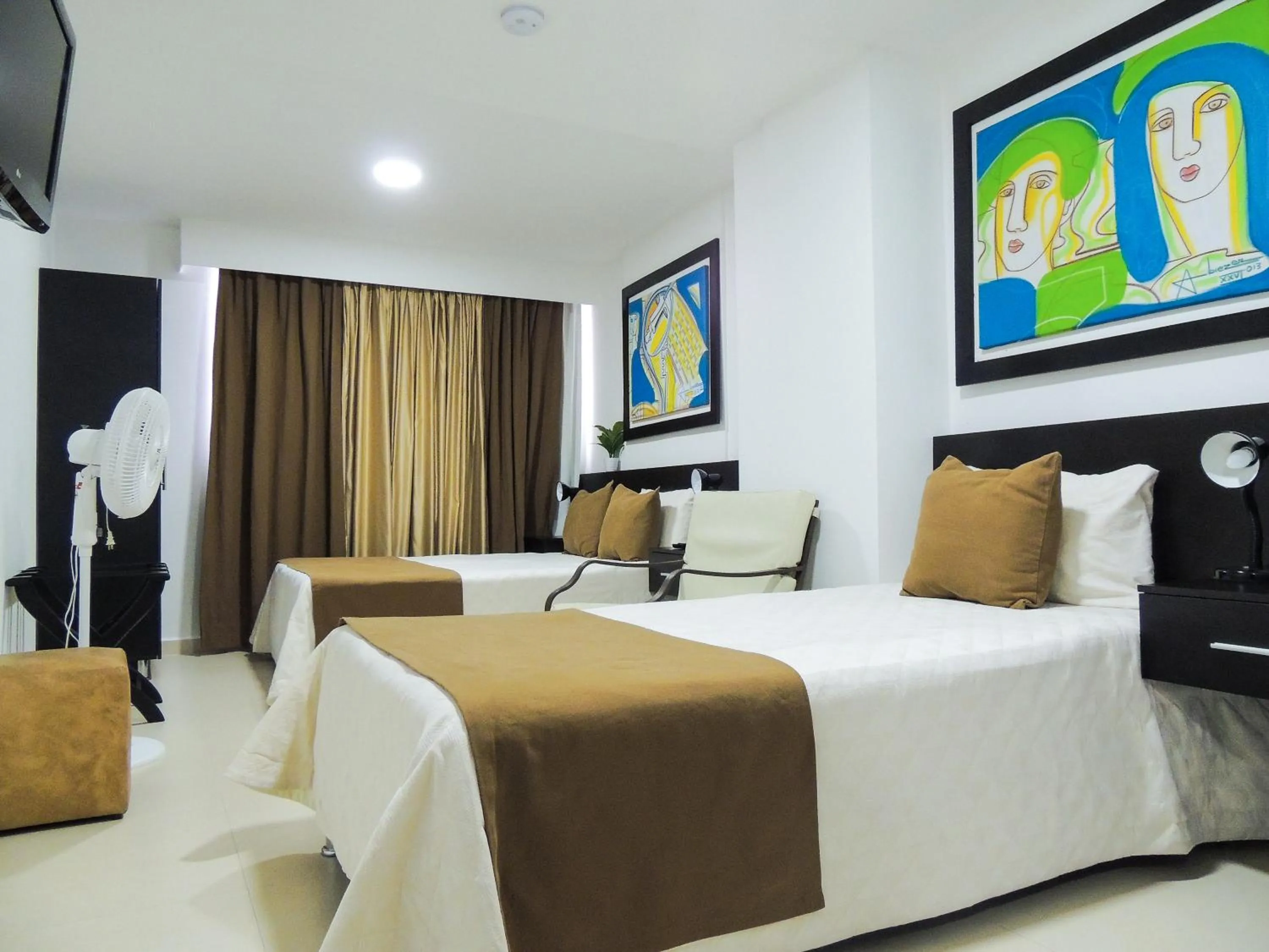 Bed in Hotel San Martin