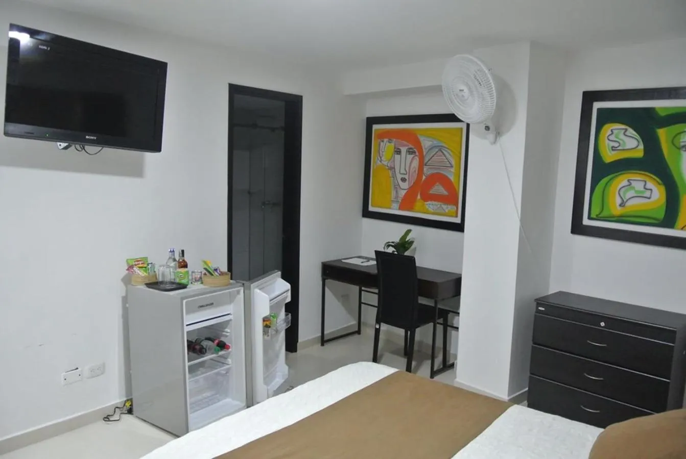 Bed in Hotel San Martin