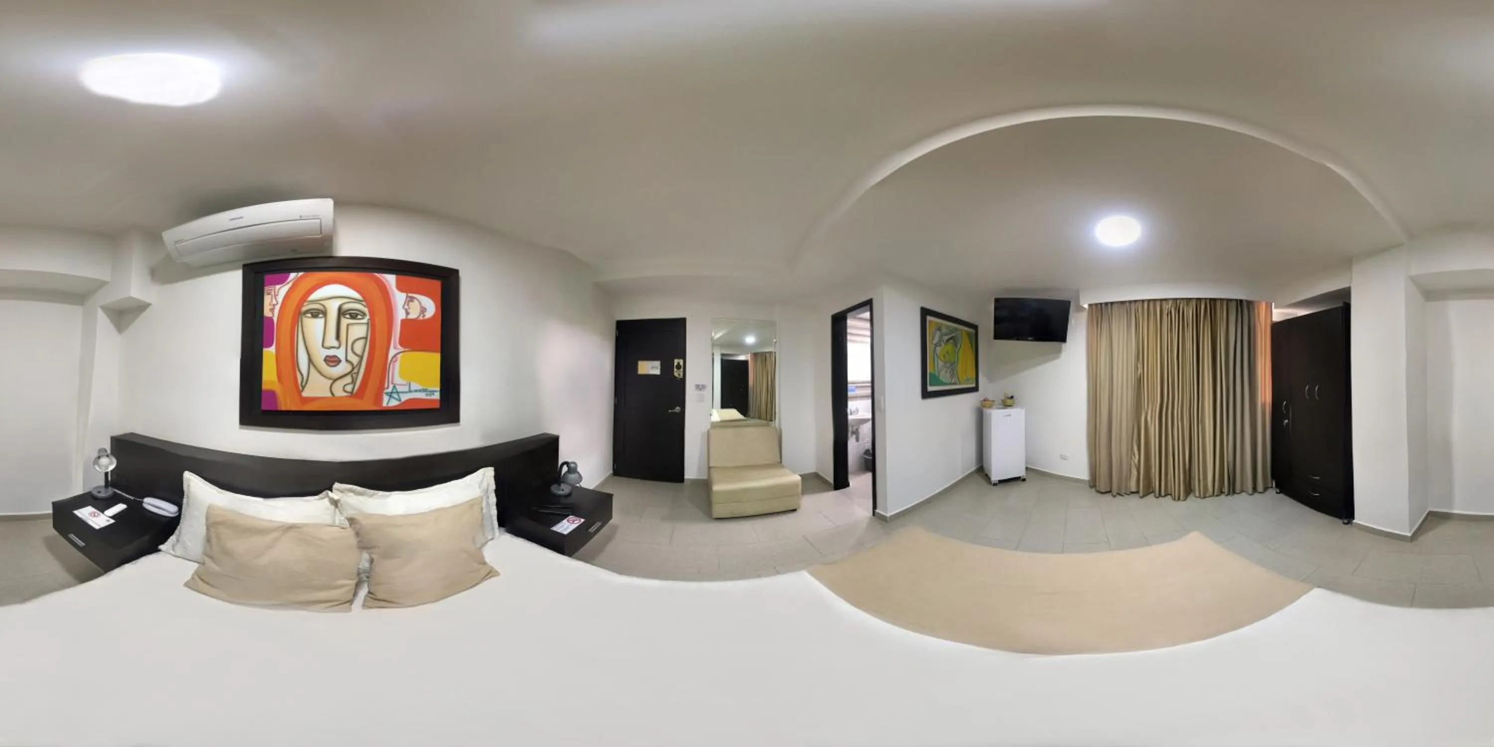 Bed in Hotel San Martin