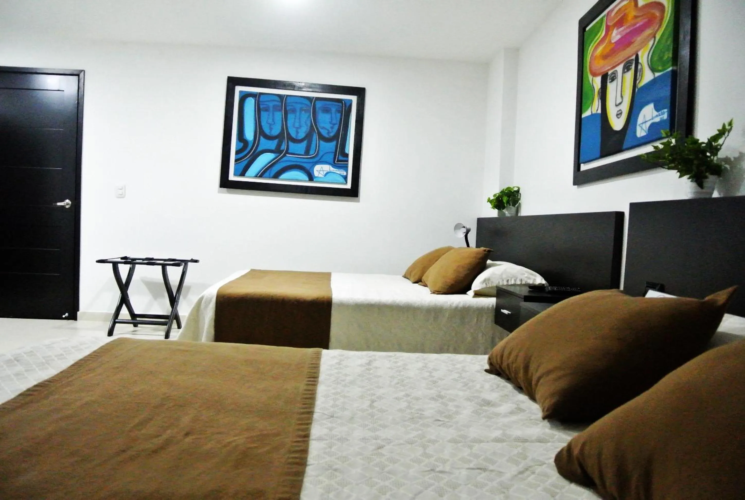 Bed in Hotel San Martin