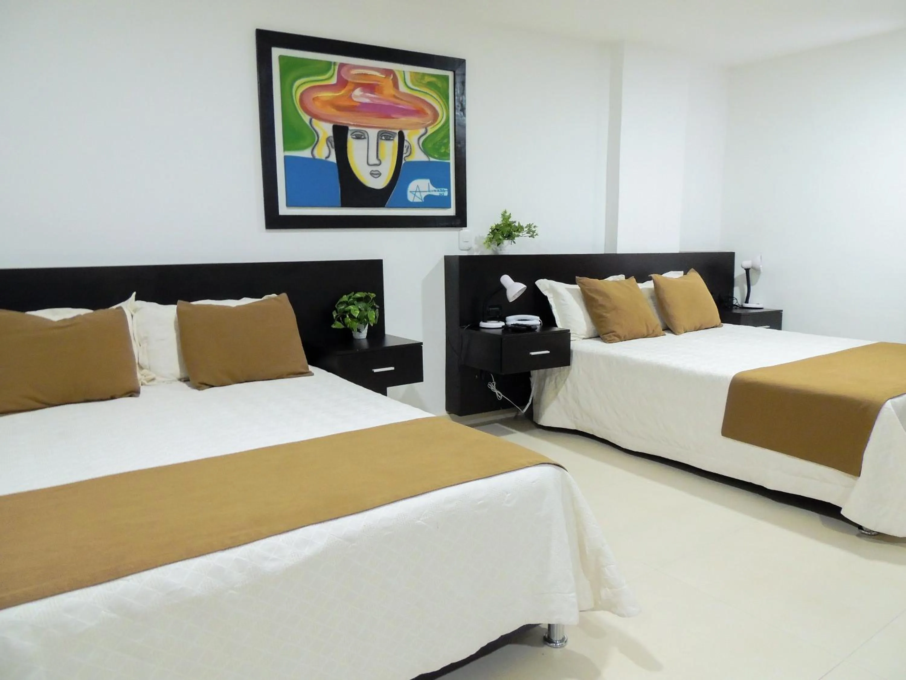 Bed in Hotel San Martin