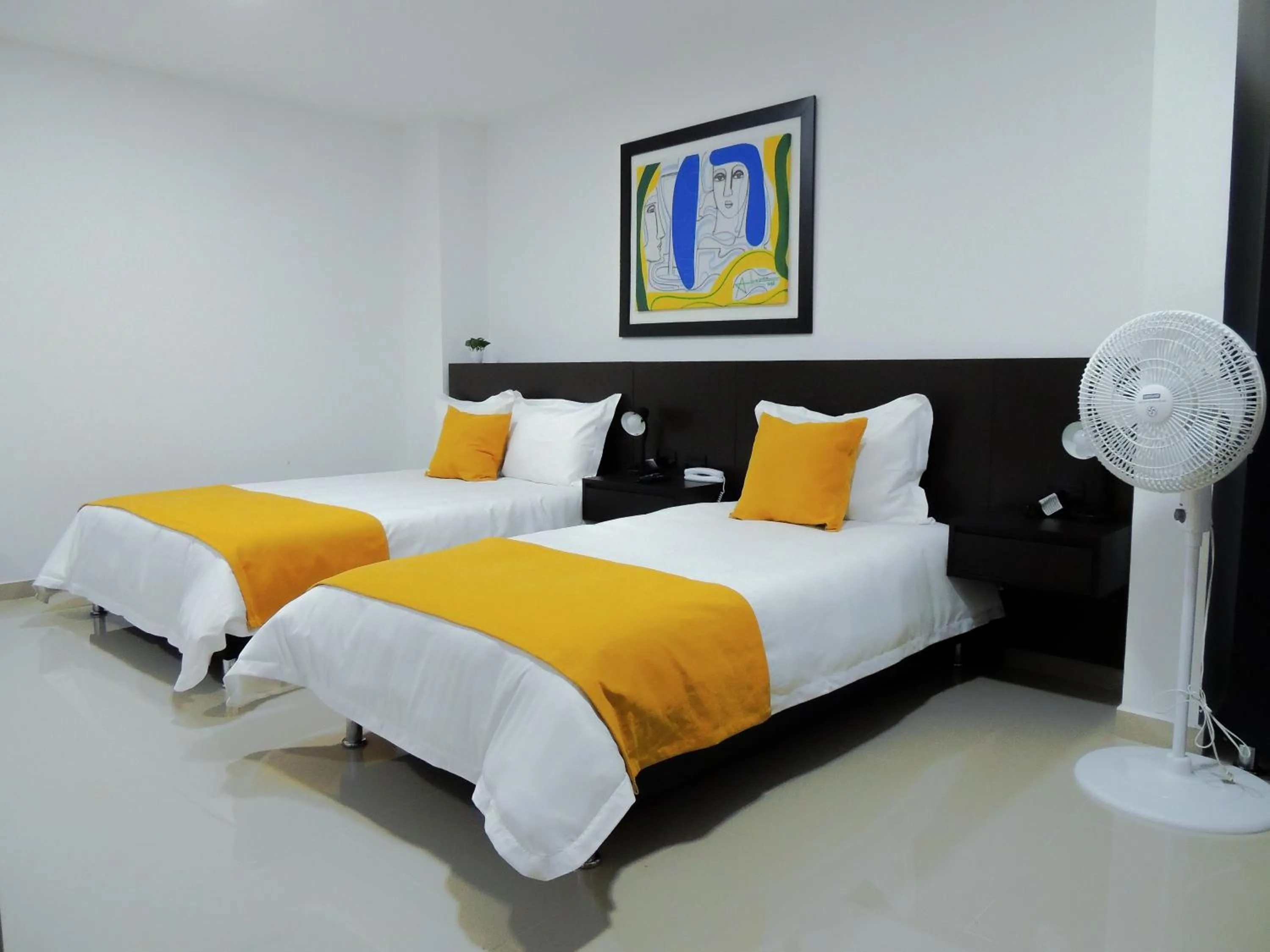 Bed in Hotel San Martin