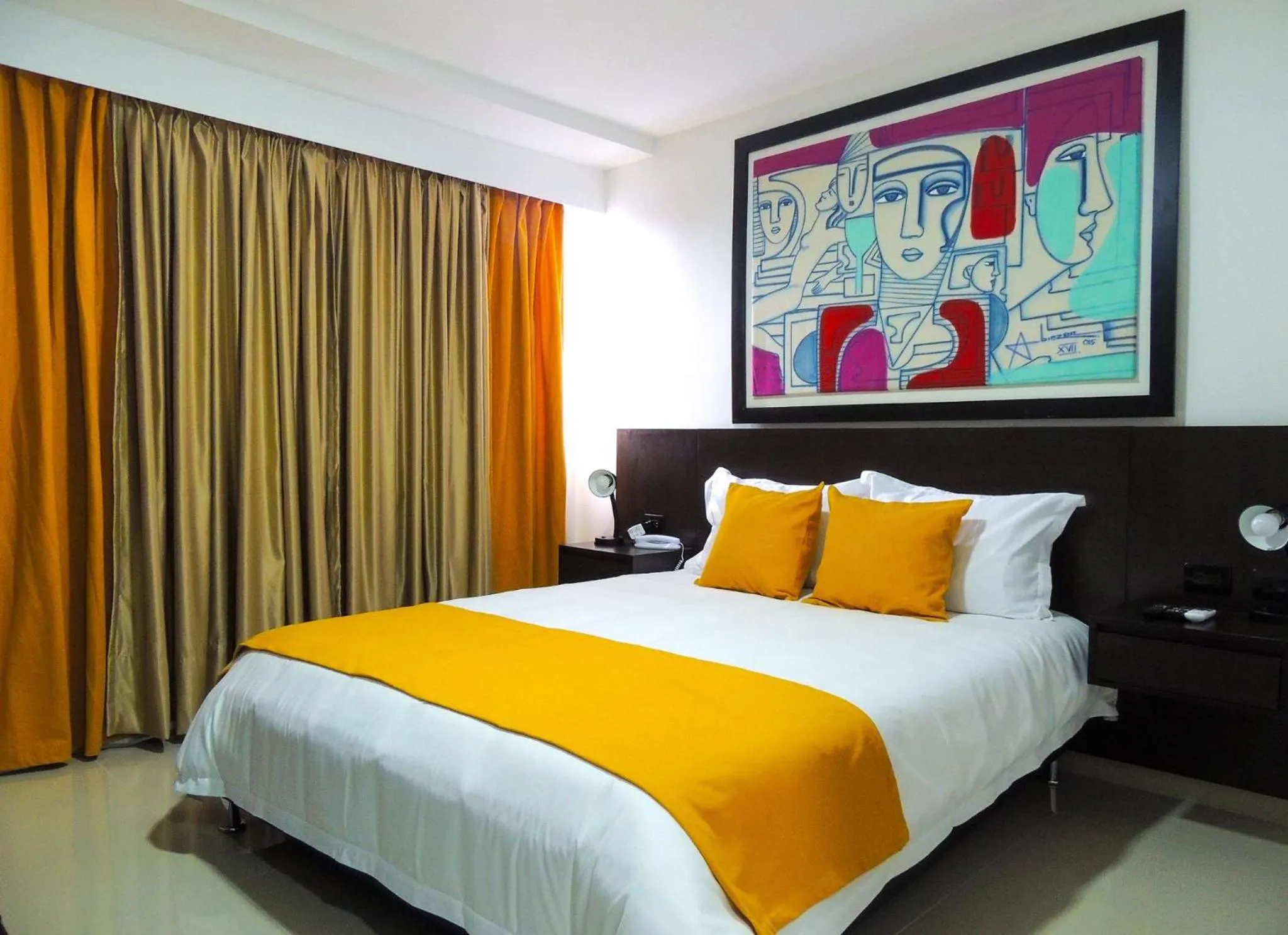 Bed in Hotel San Martin