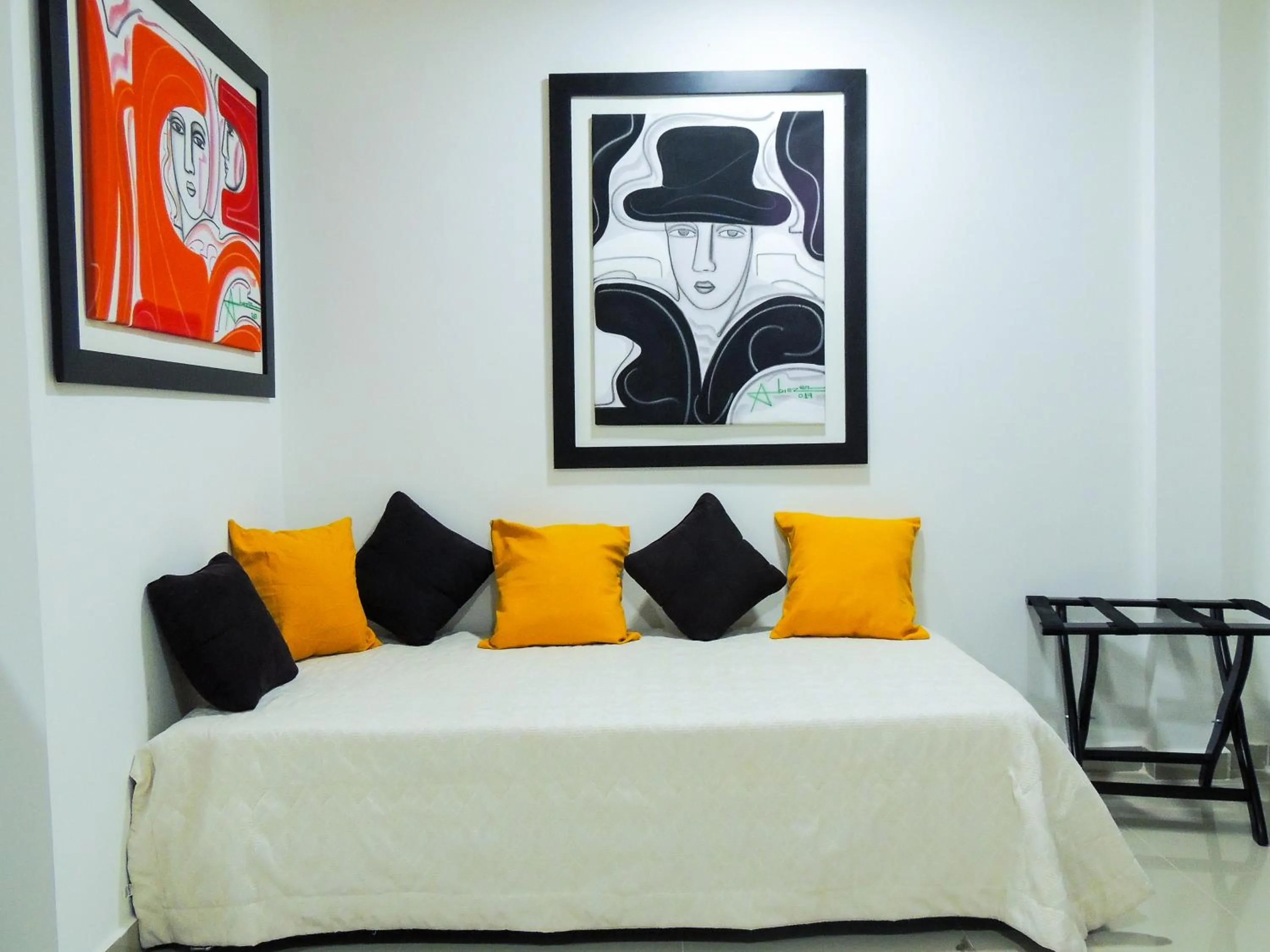 Bed in Hotel San Martin