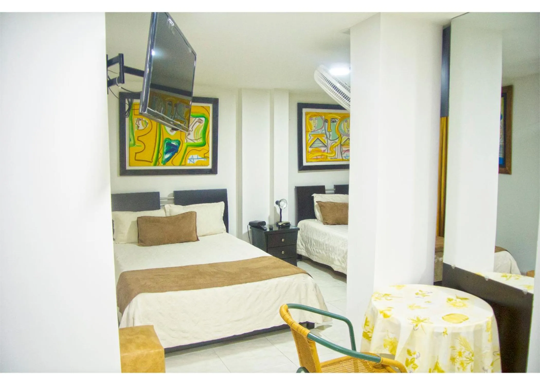 Bed in Hotel San Martin